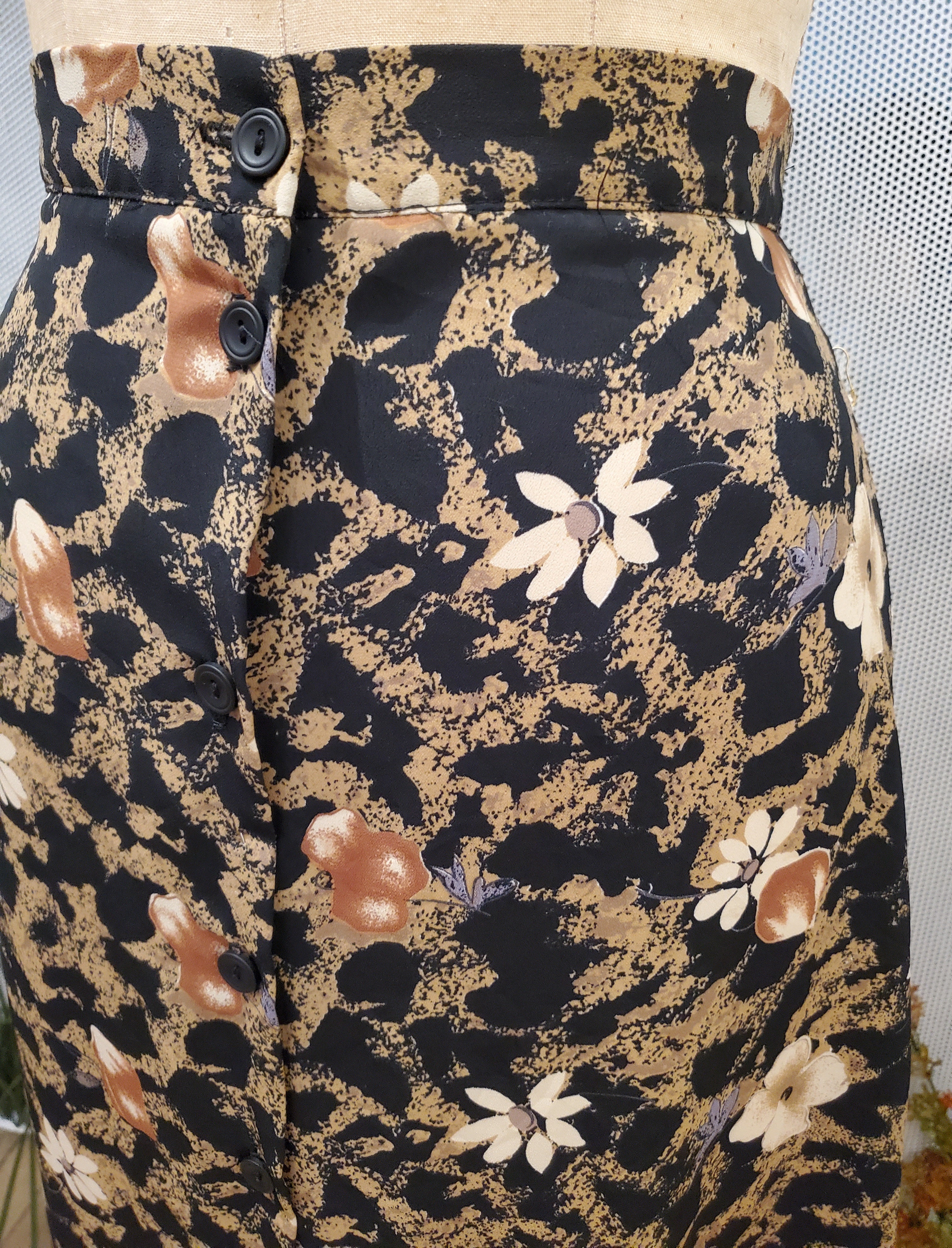 1990’s Fall Floral Skirt