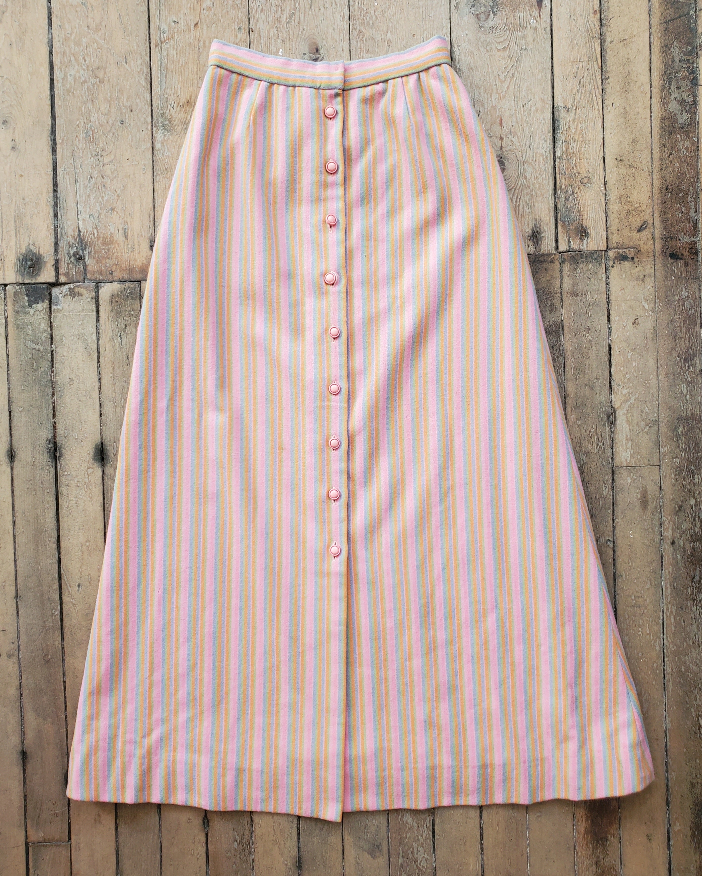1960’s Striped Maxi Skirt