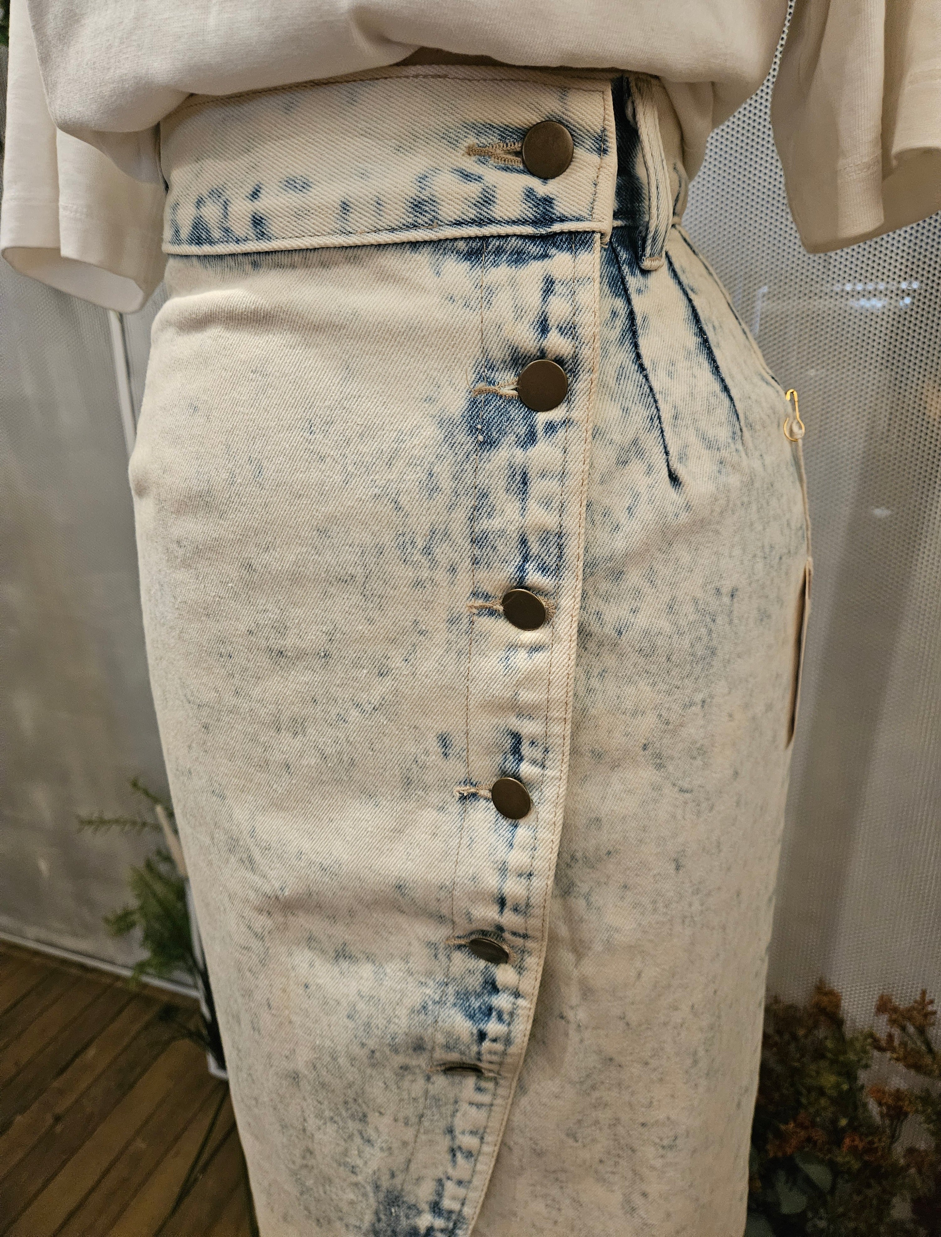 1980’s Acid Wash Skirt