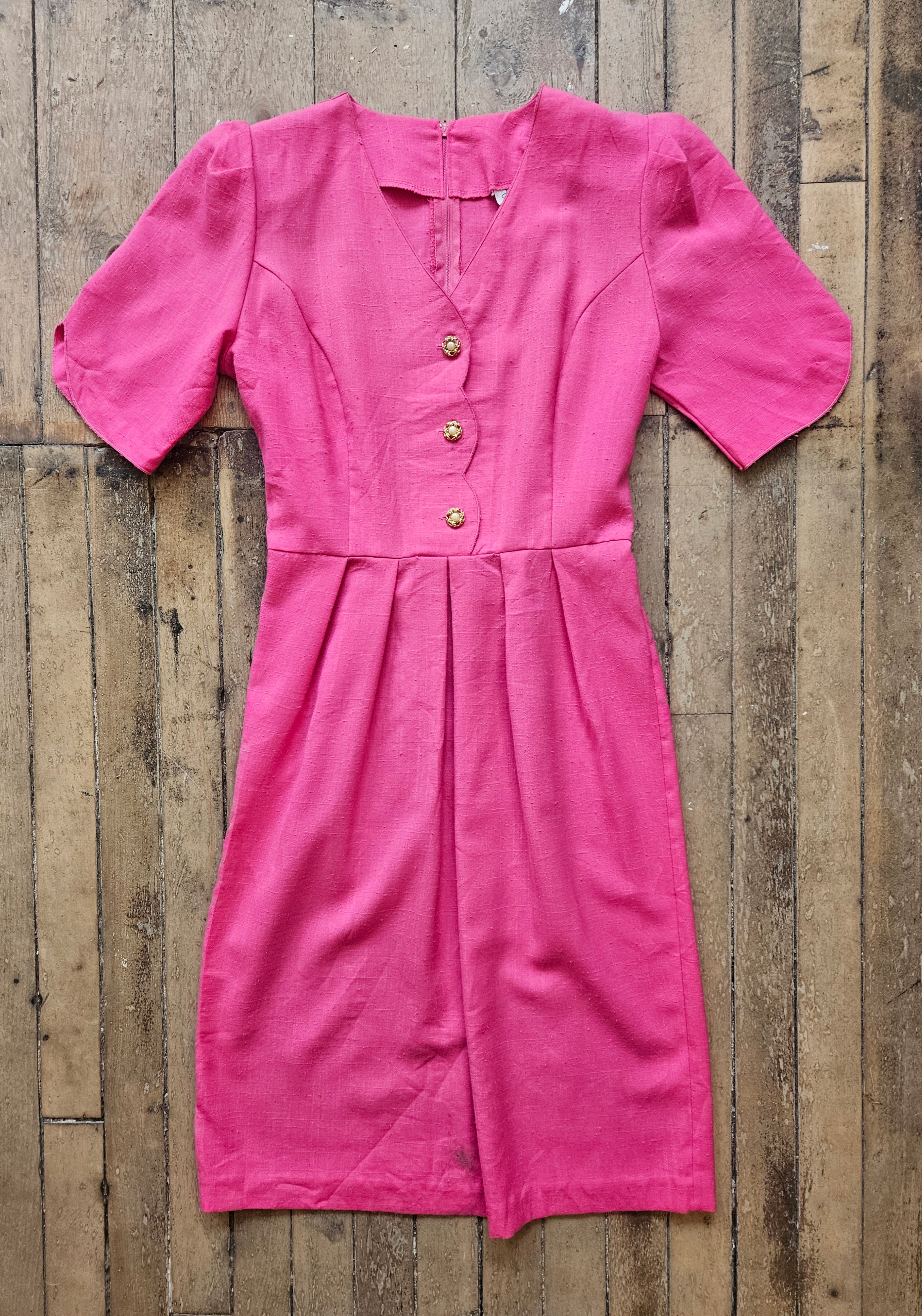 1980’s Bright Pink Dress