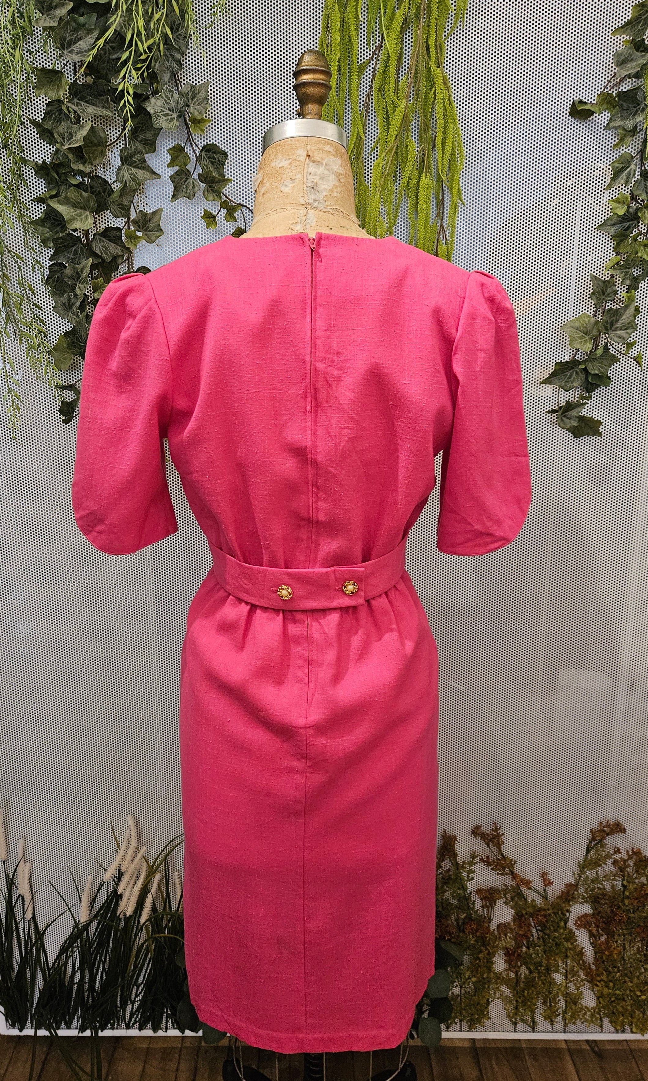 1980’s Bright Pink Dress