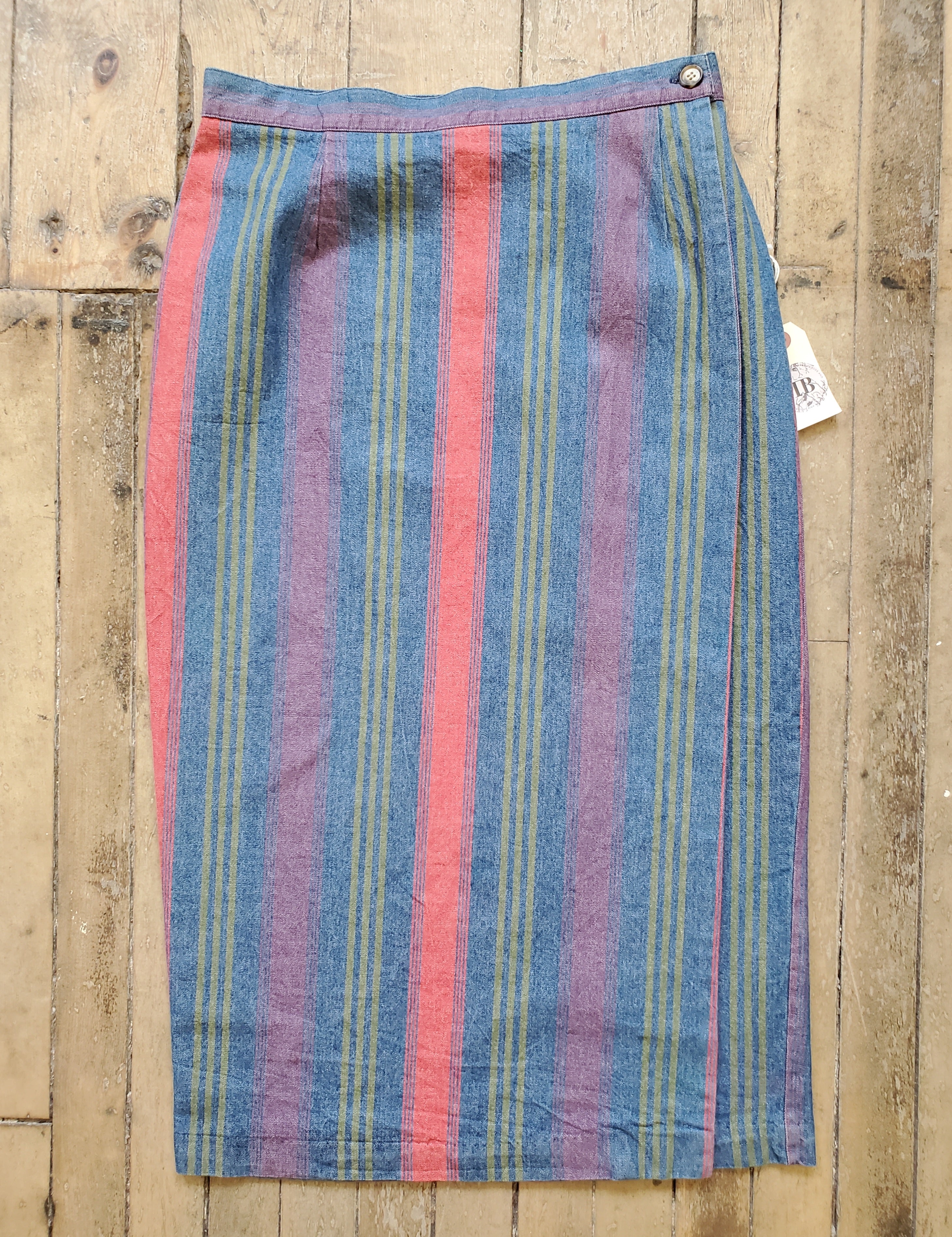 1980’s Denim Wrap Skirt