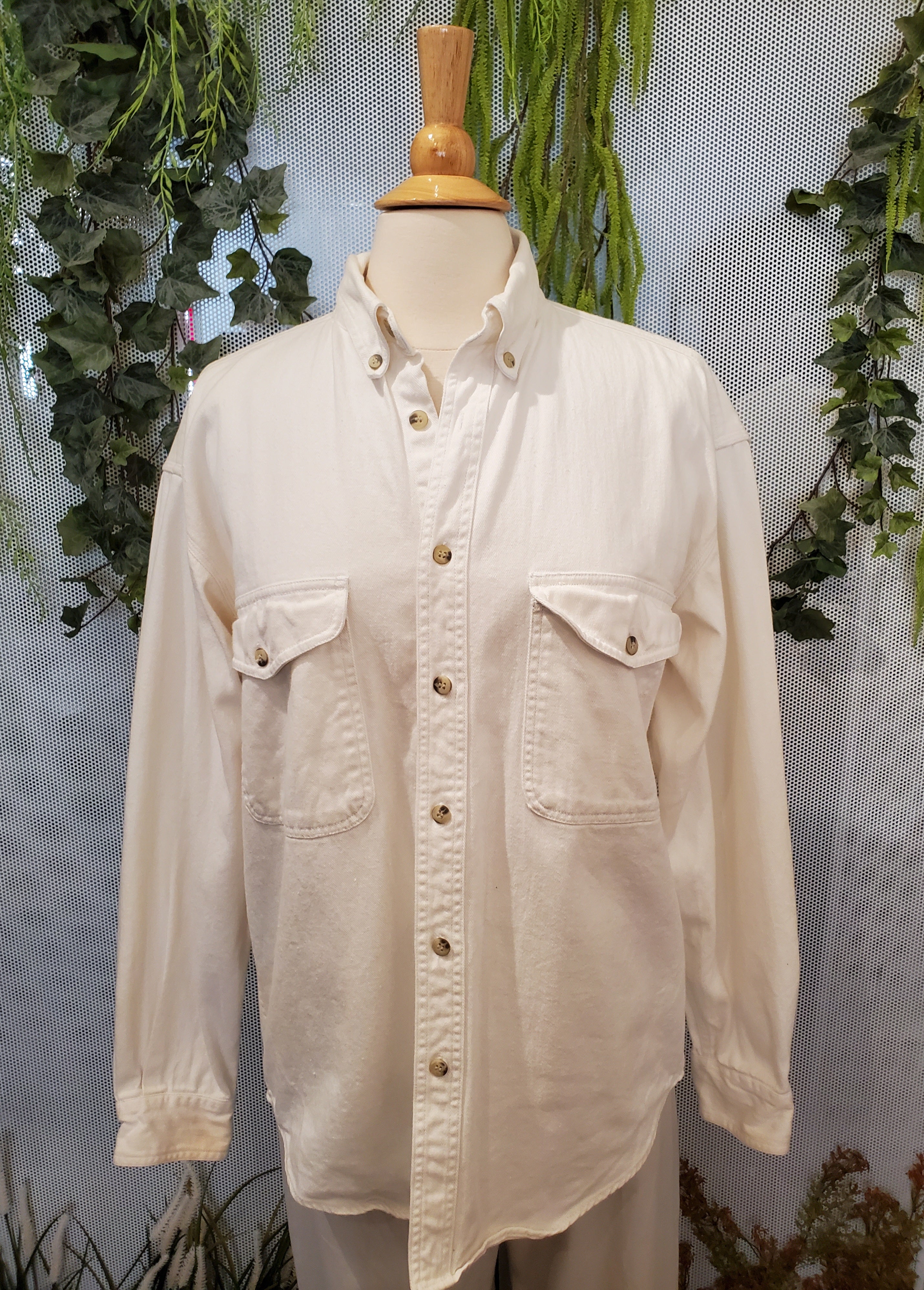 1990’s White Denim Shirt