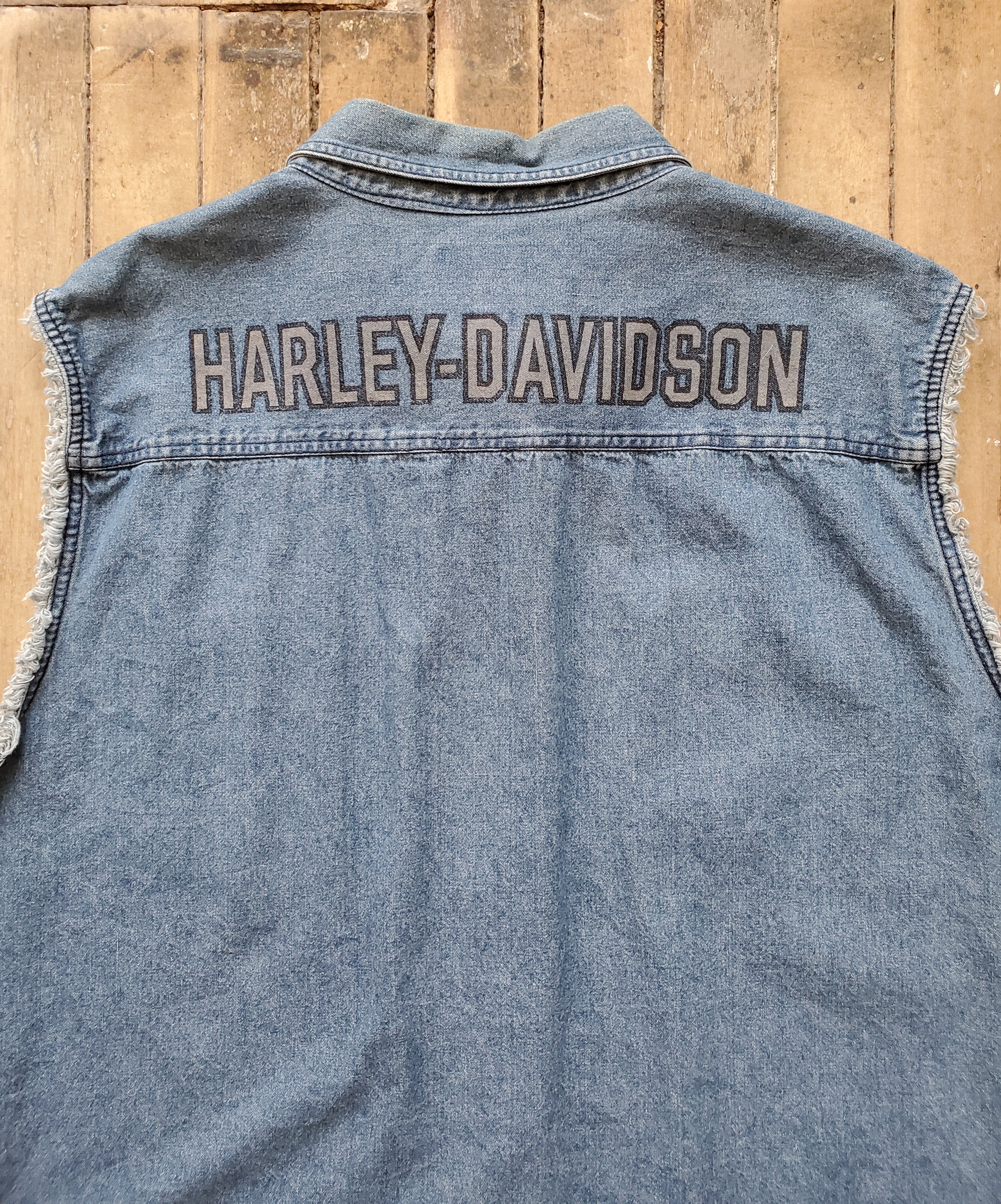Harley Davison Denim Vest