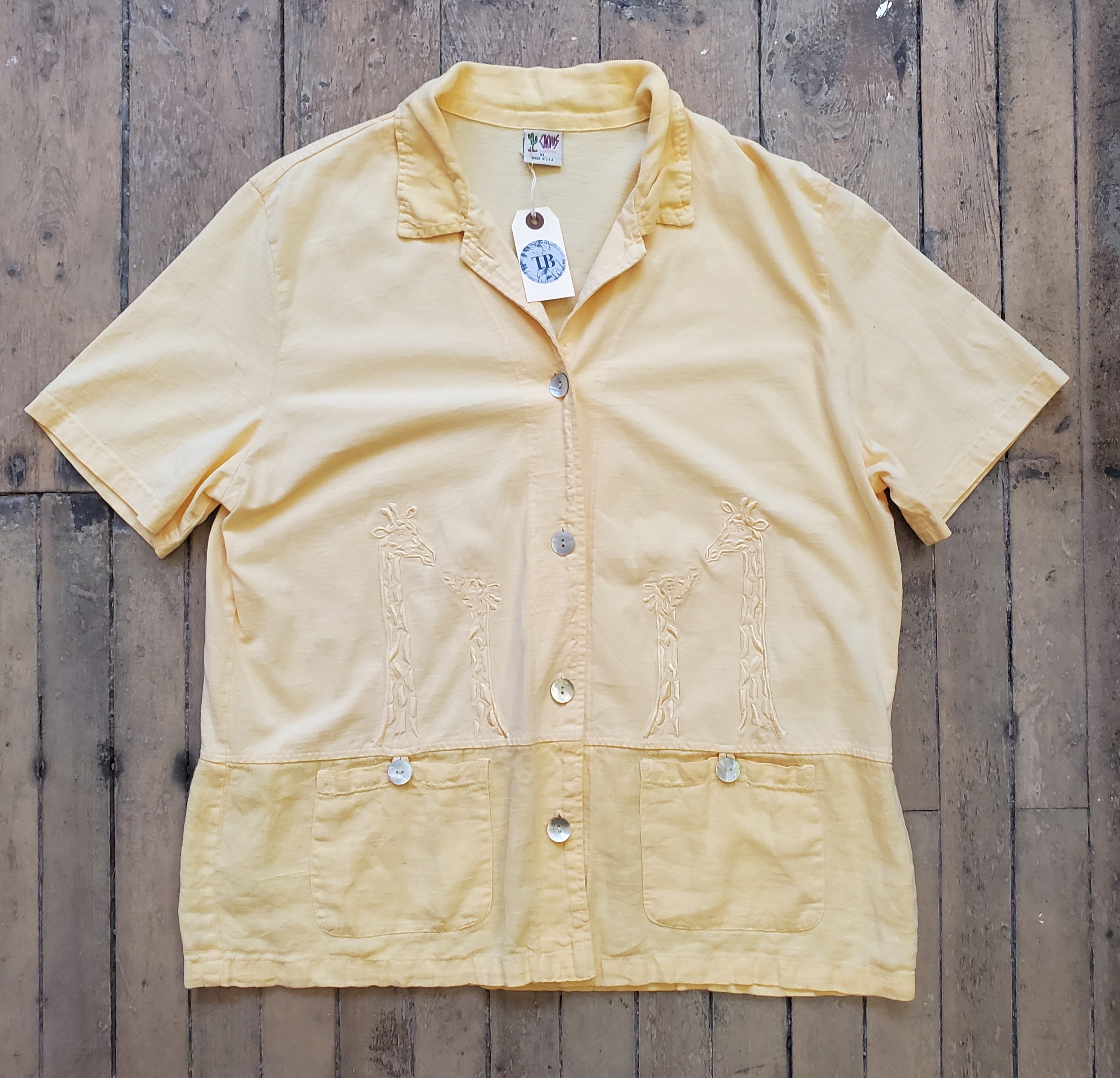 1990’s Giraffe Themed Shirt