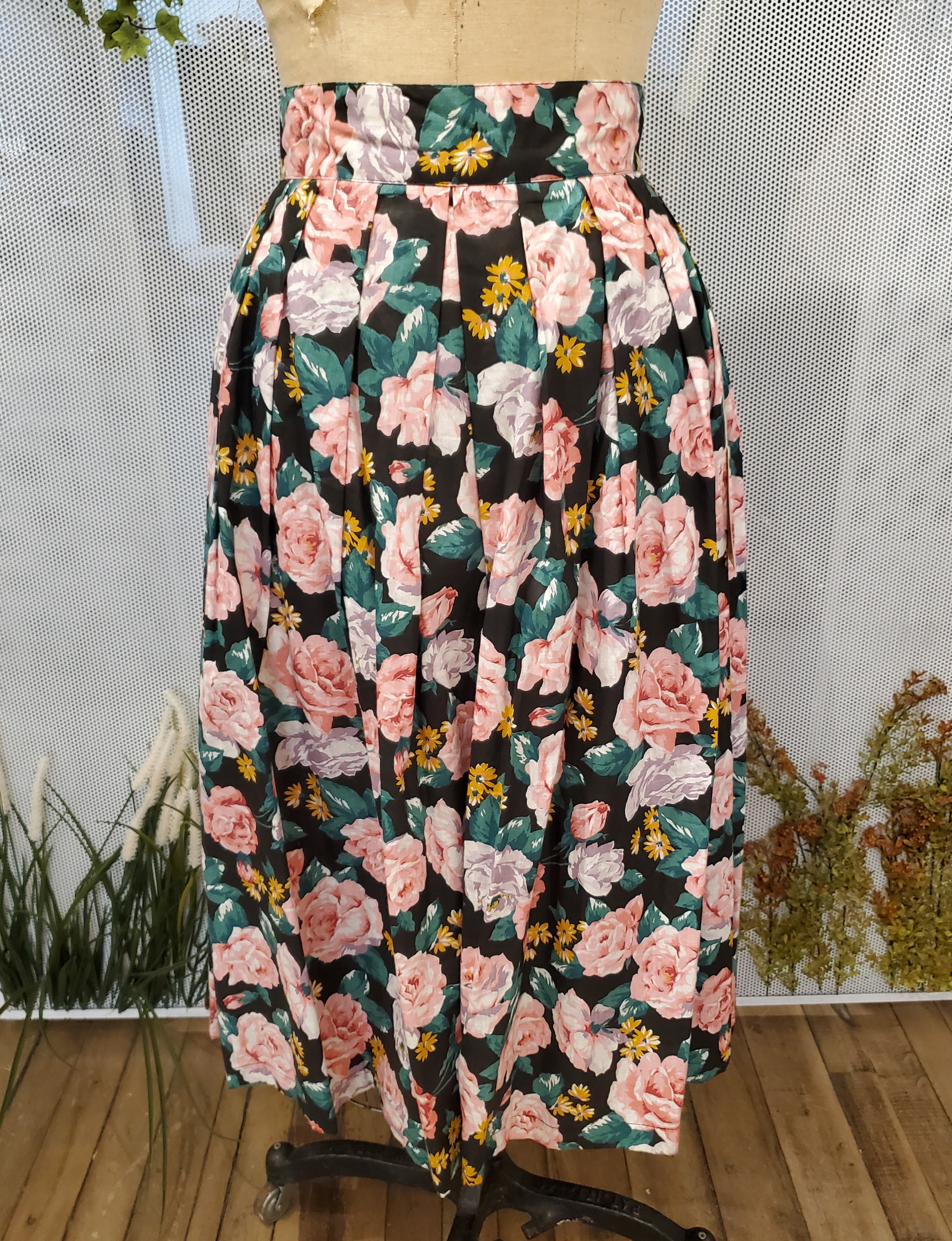 1980’s Floral Skirt