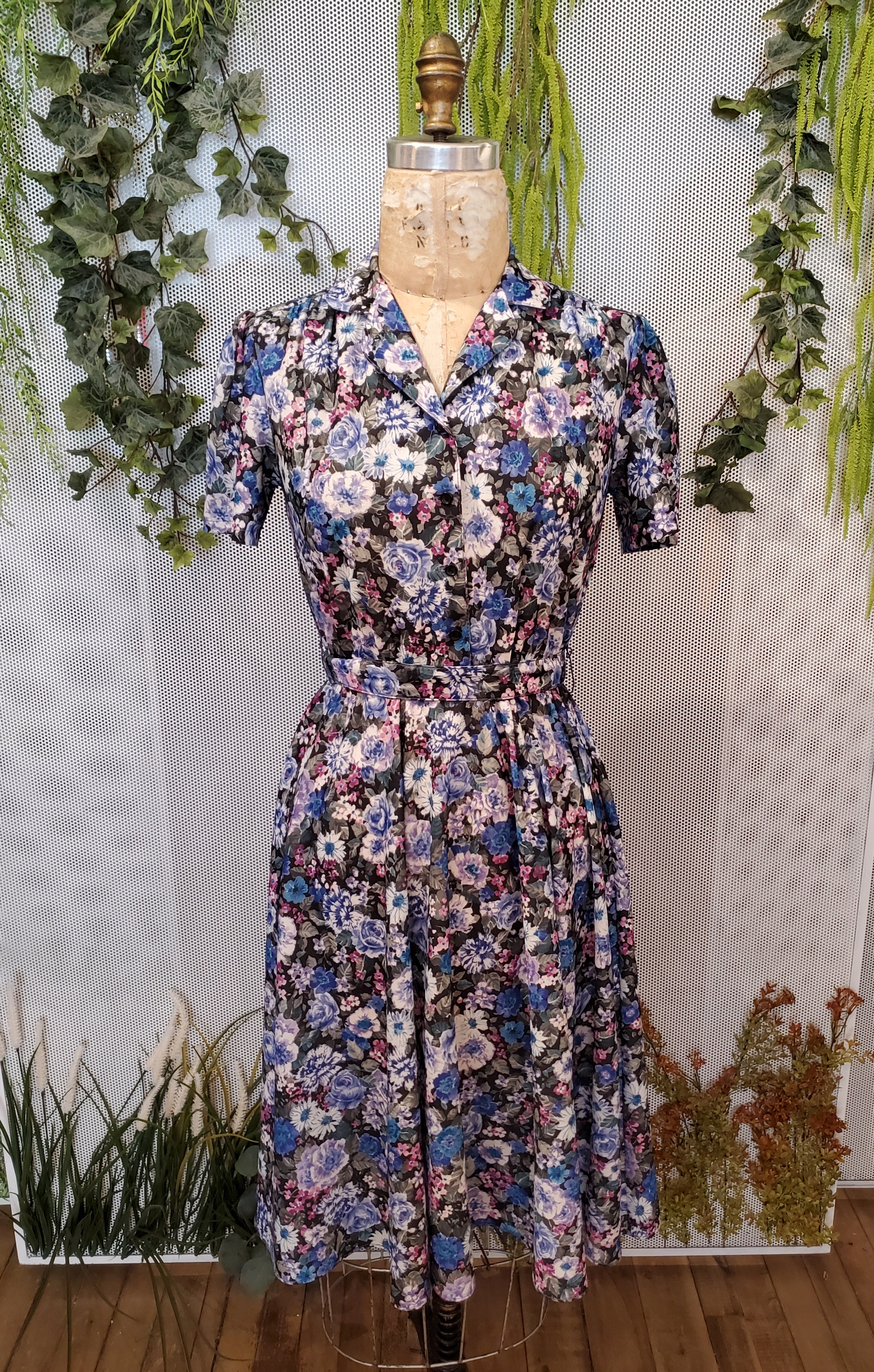 1980’s Floral Dress