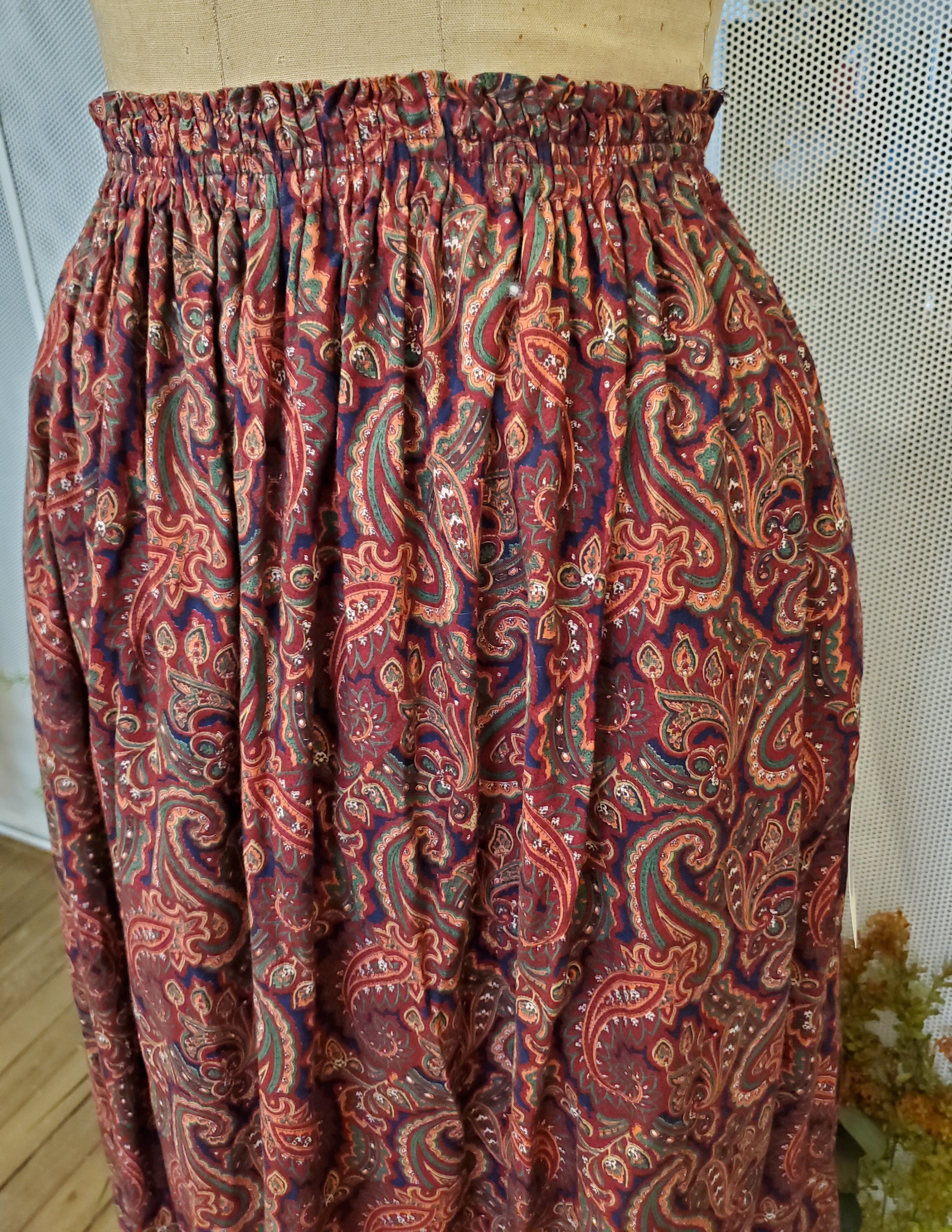 1970’s Paisley Skirt