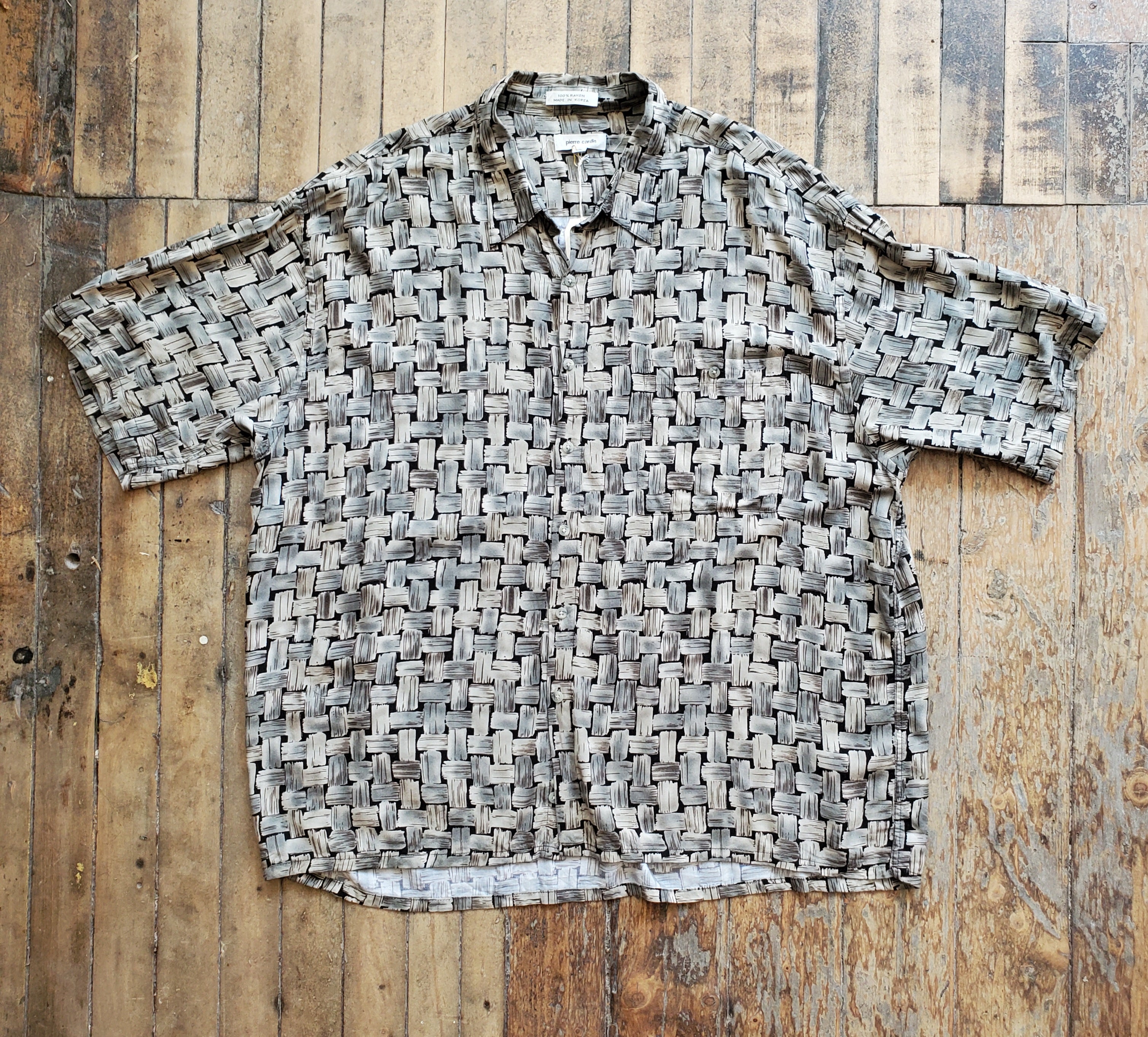 1990’s Patterned Button Down