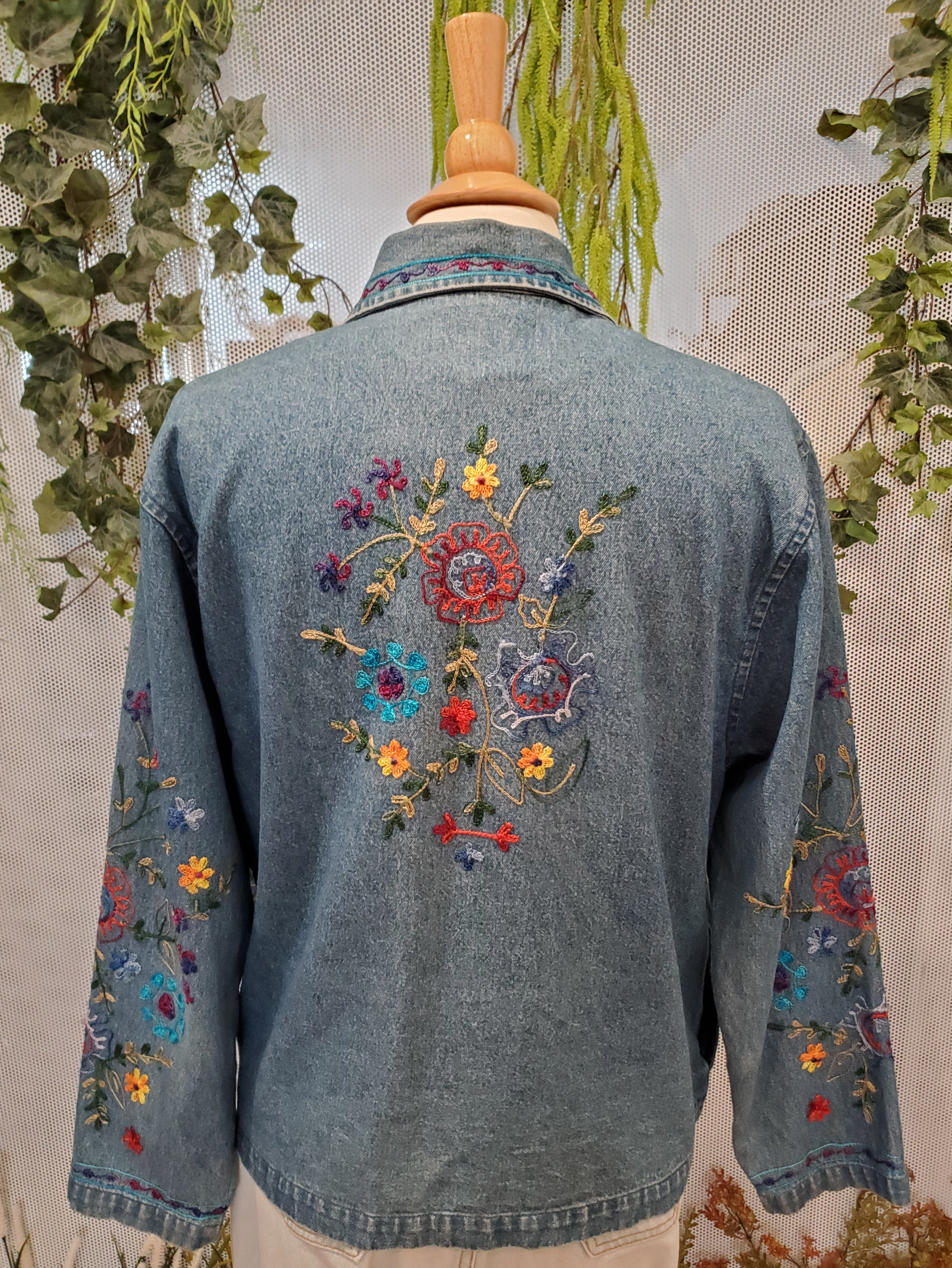 1990’s Embroidered Denim Shirt