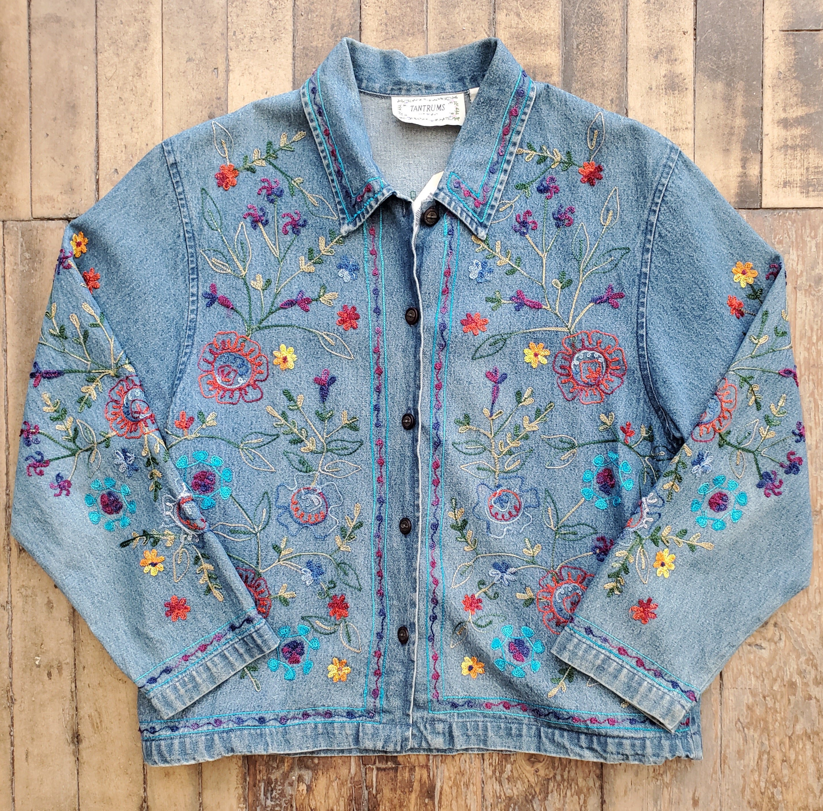 1990’s Embroidered Denim Shirt