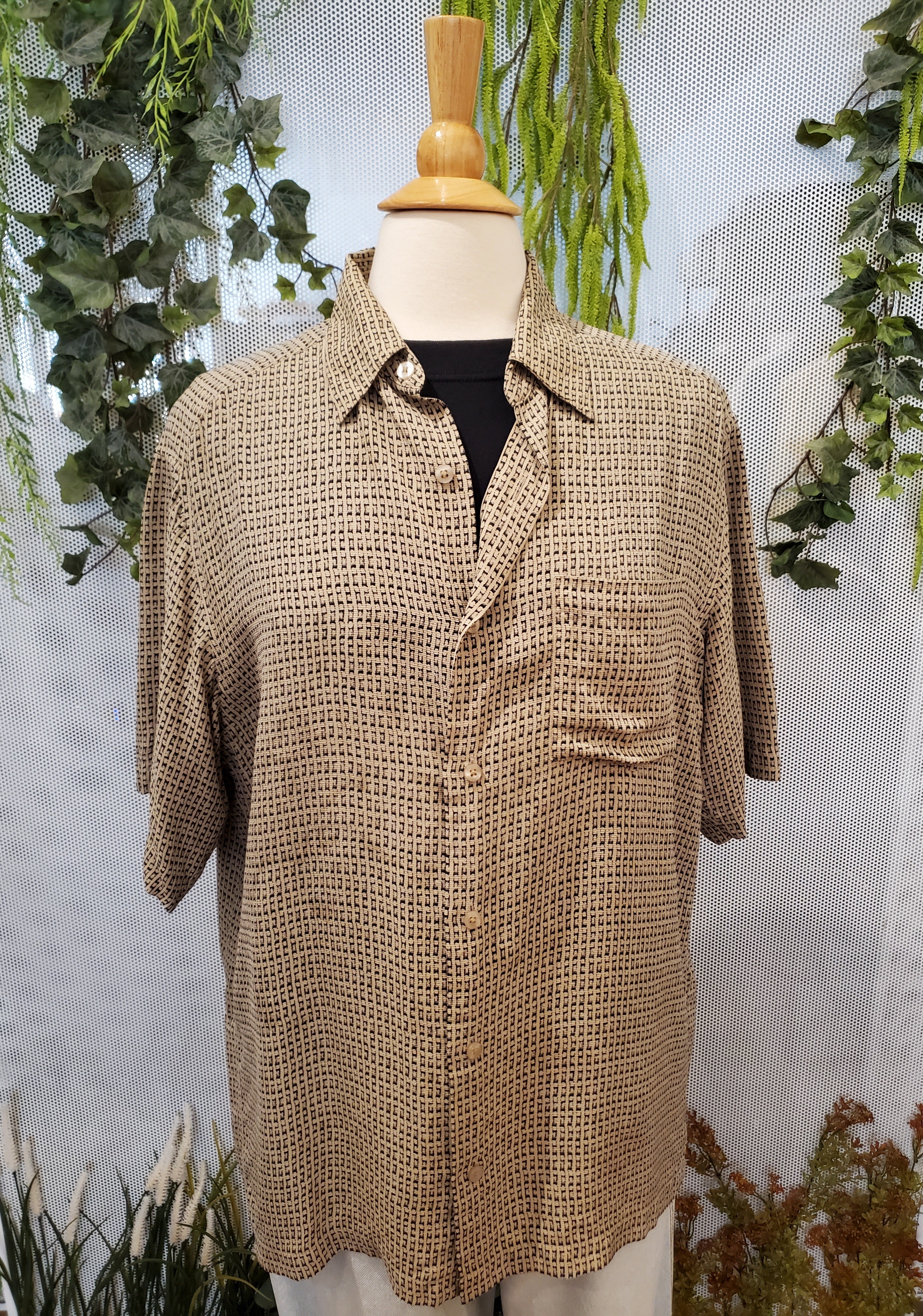 1990’s Patterned Silk Shirt