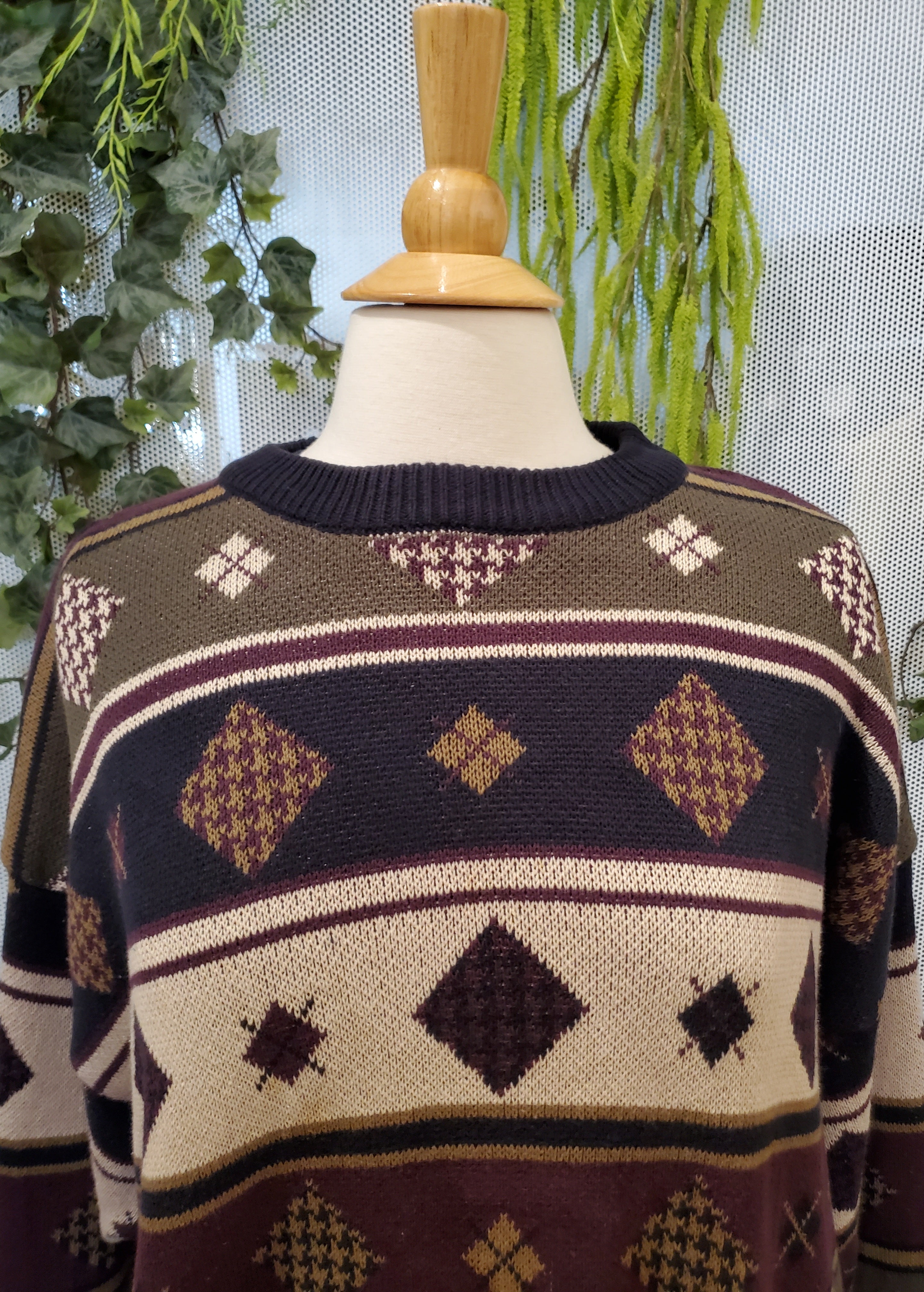 1990’s Geometric Sweater