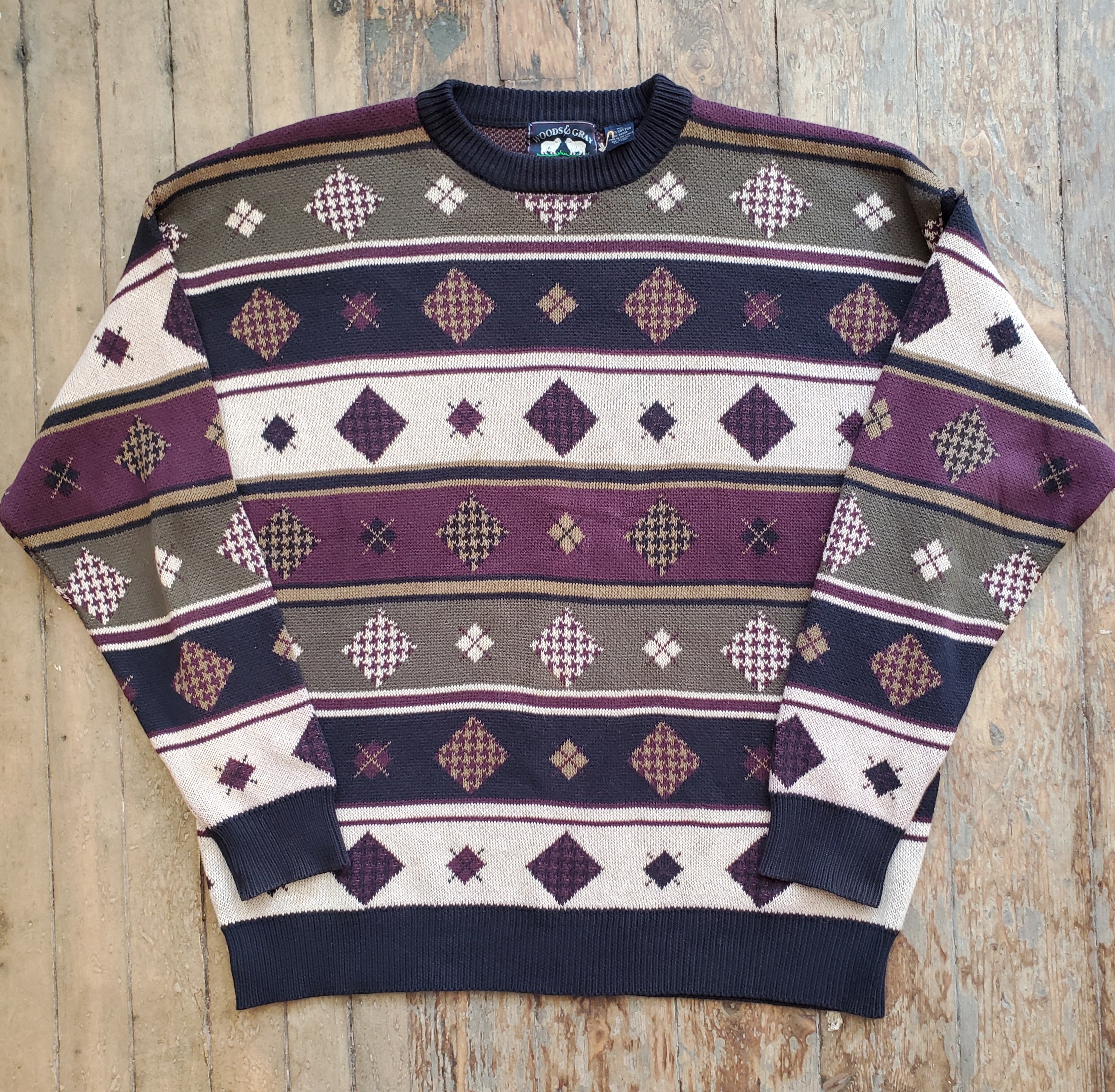 1990’s Geometric Sweater