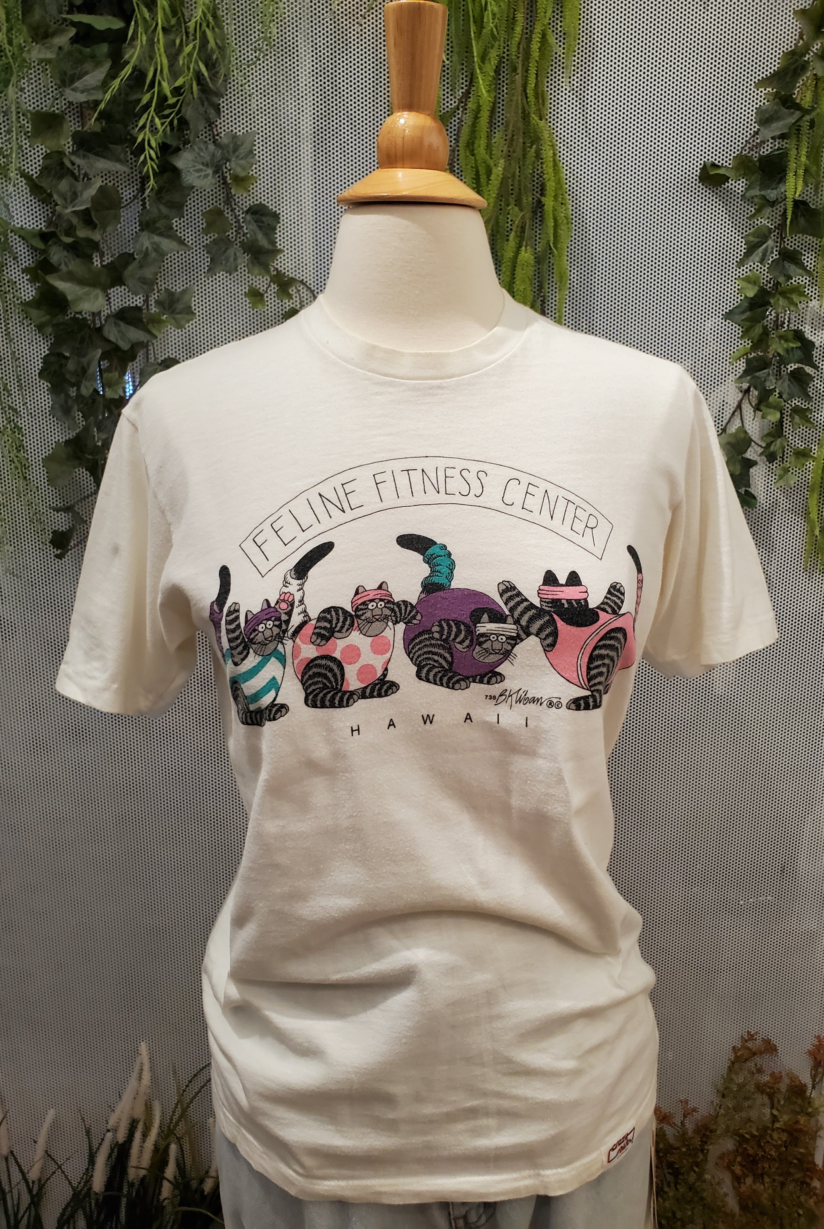 1990’s Feline Fitness Center T Shirt