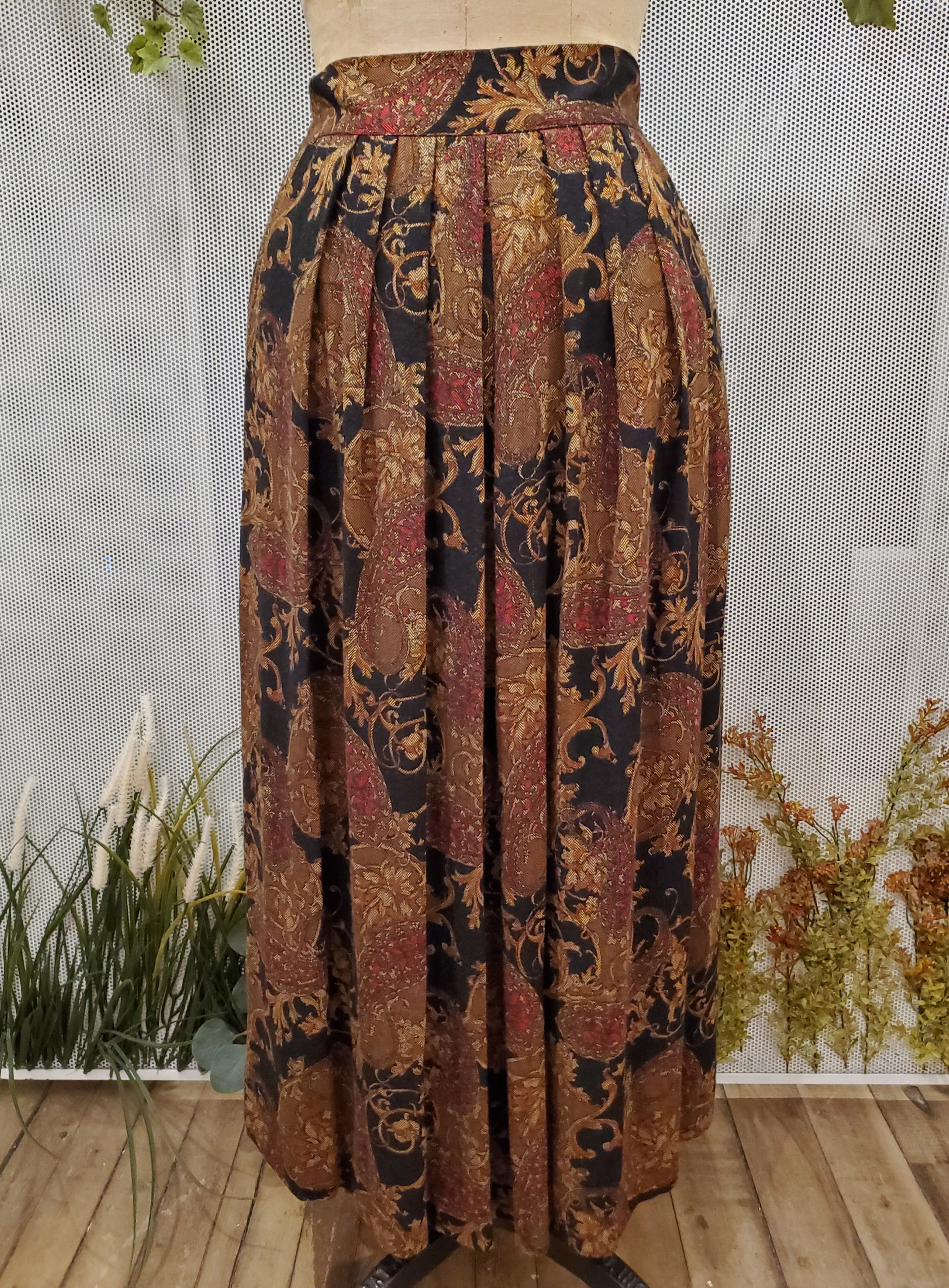 1980’s Paisley Skirt