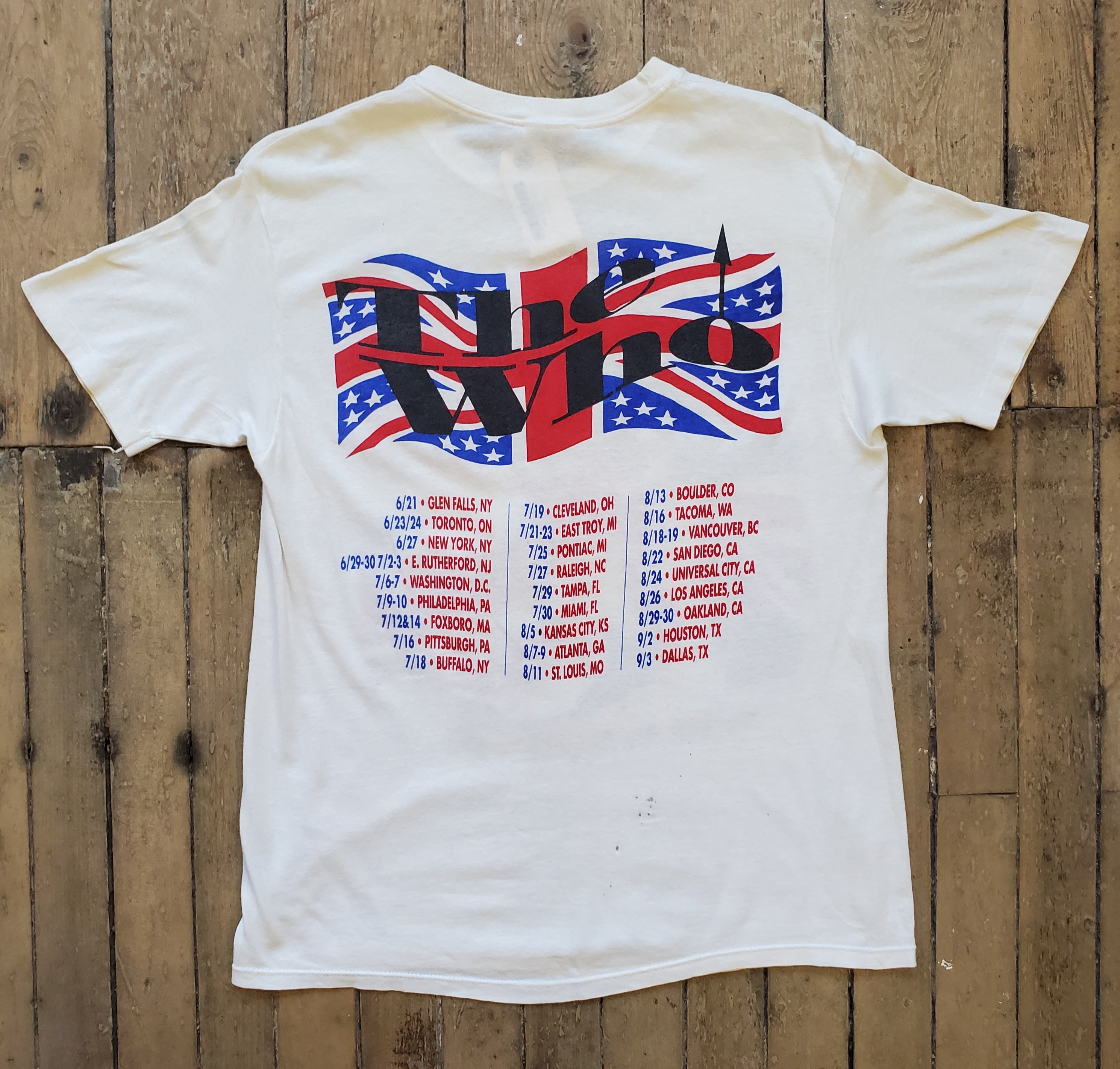 1989 The Who Concert T