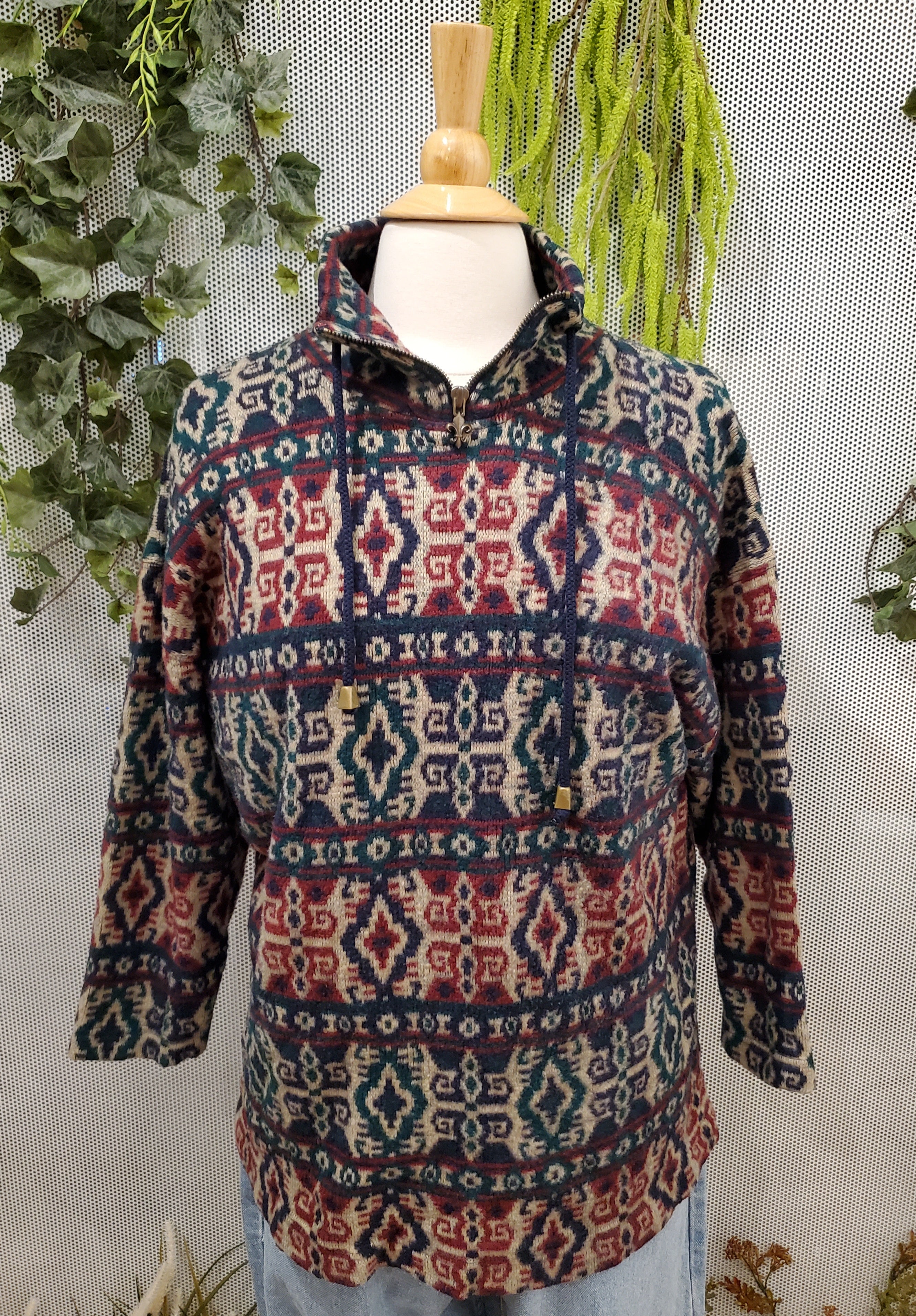 1980’s Patterned Pullover