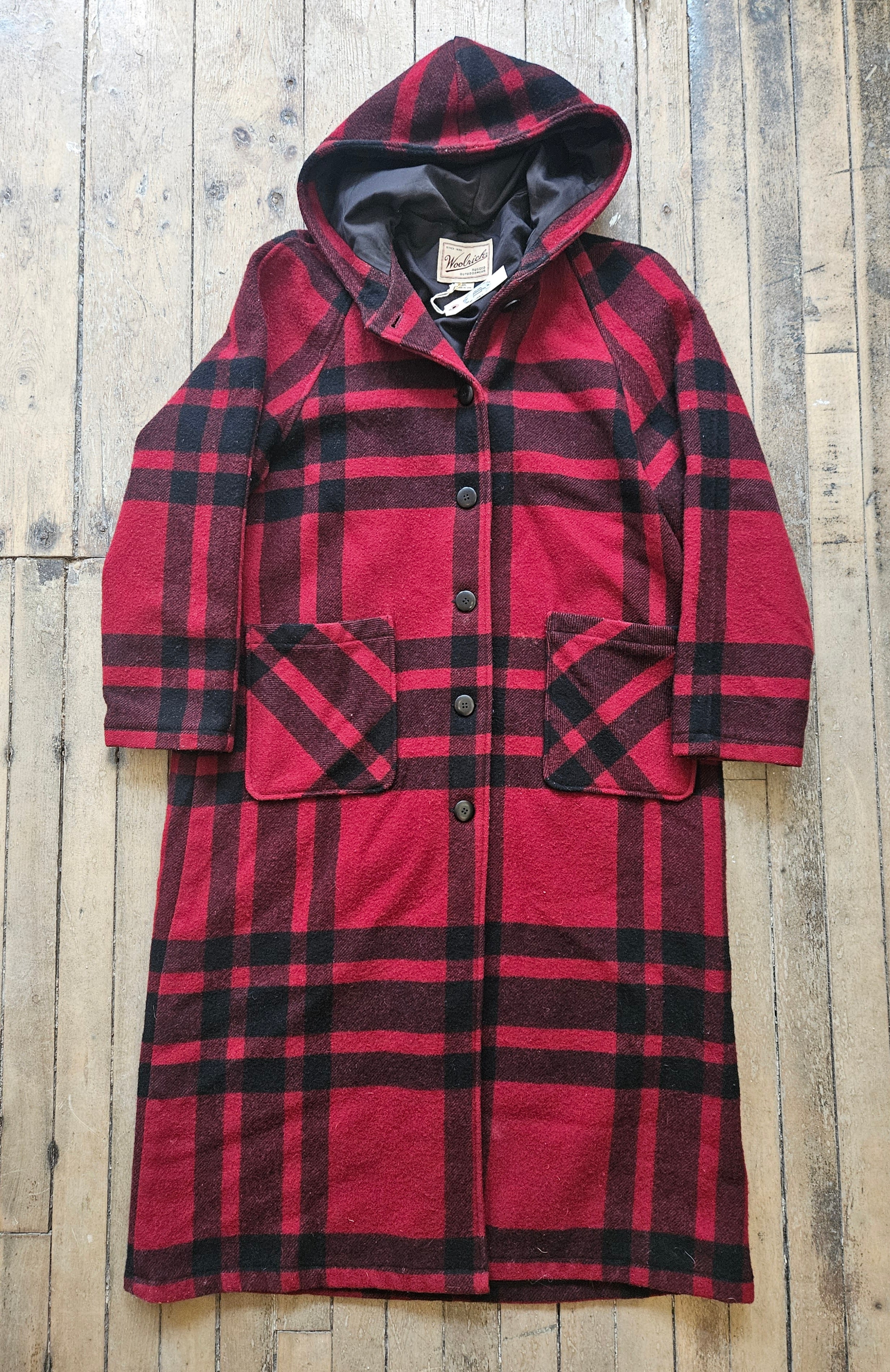 1990’s Woolrich Long Plaid Jacket
