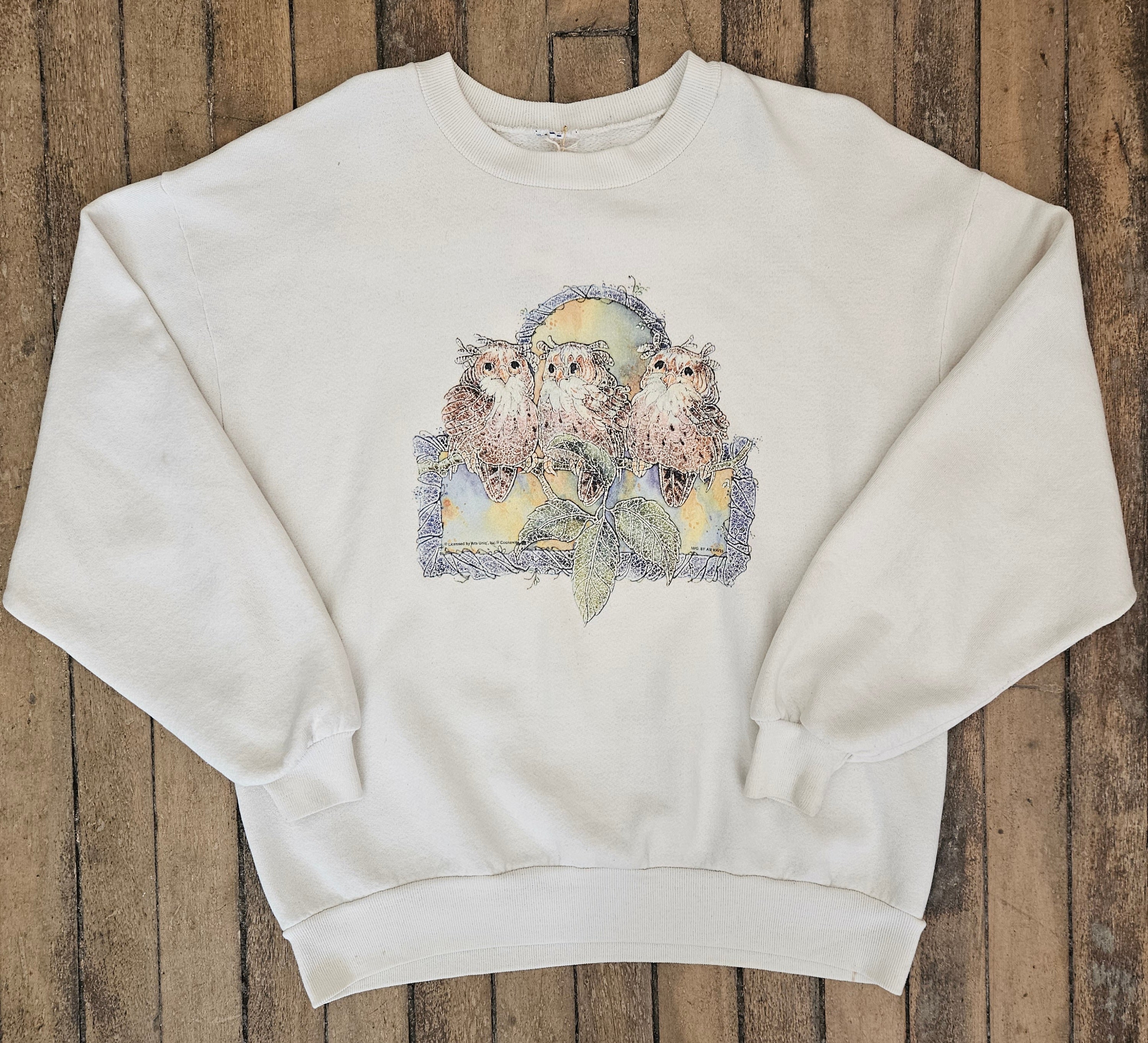 1980’s Owl Themed Sweatshirt