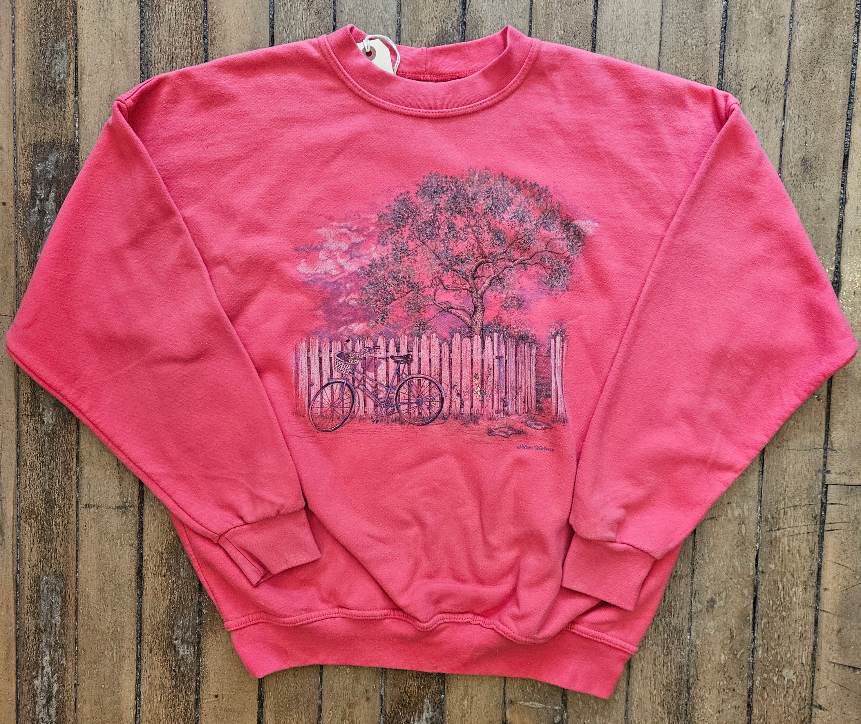 1990's Scenic Pink Sweatshirt