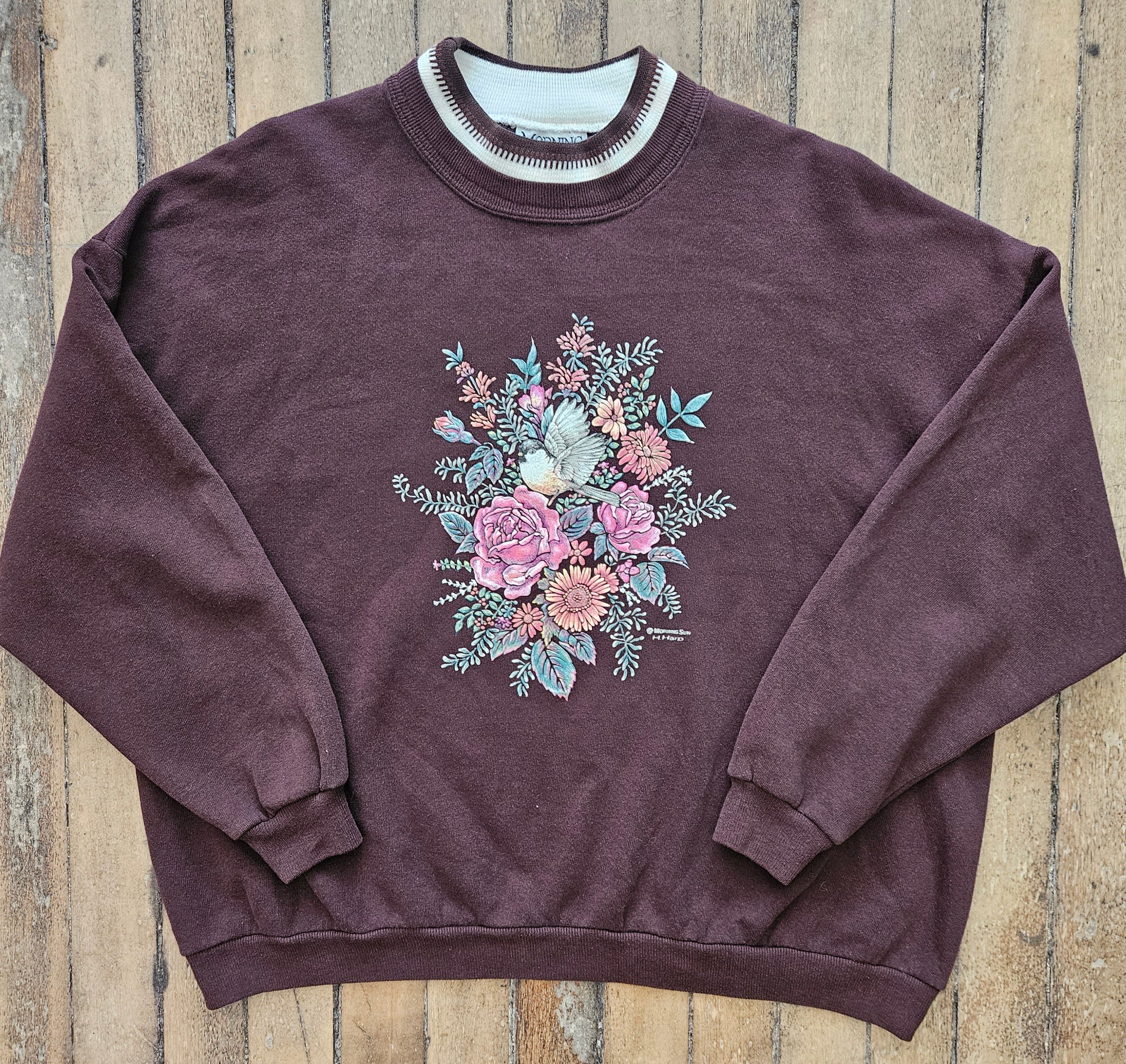 1990’s Floral Sweatshirt