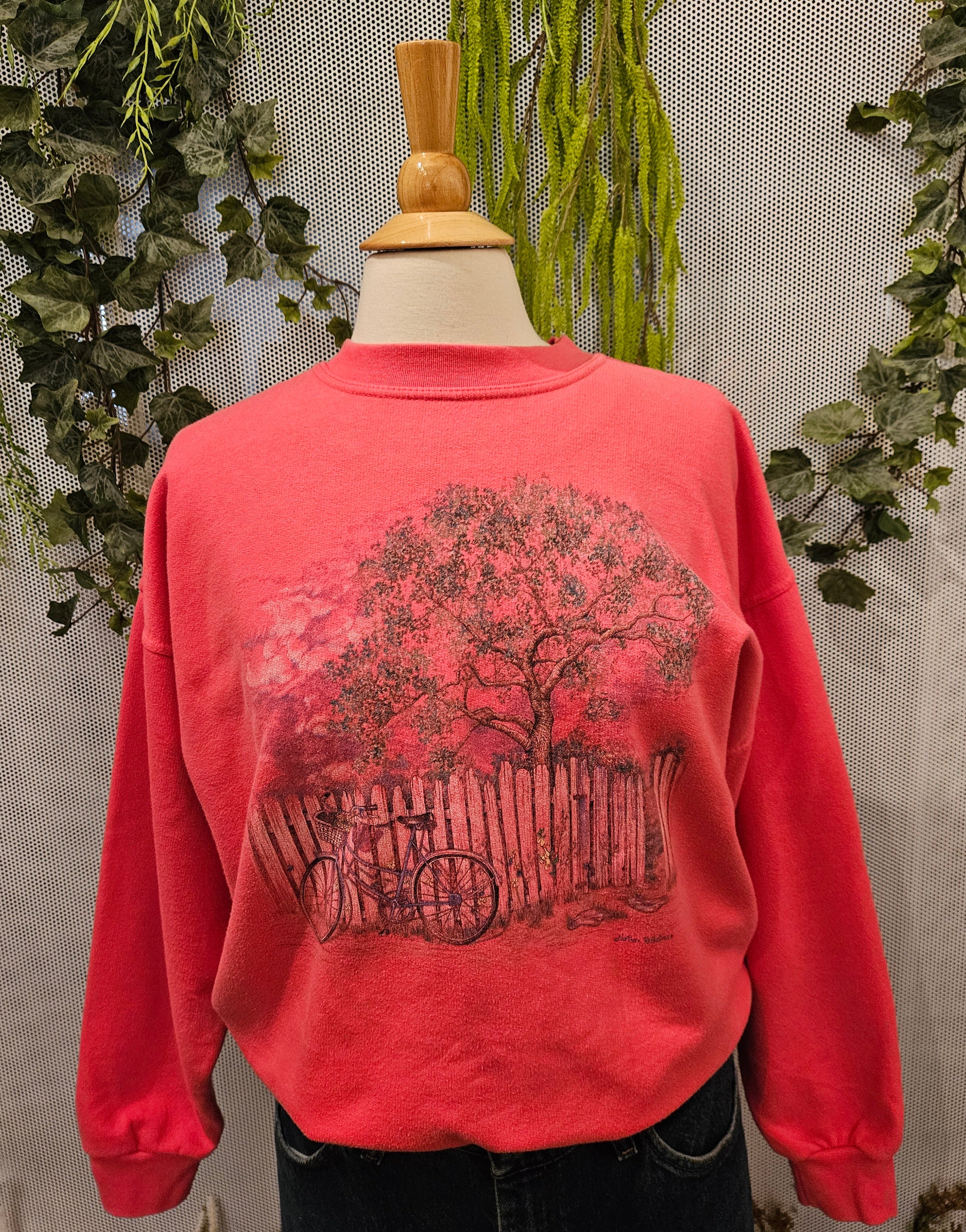 1990's Scenic Pink Sweatshirt