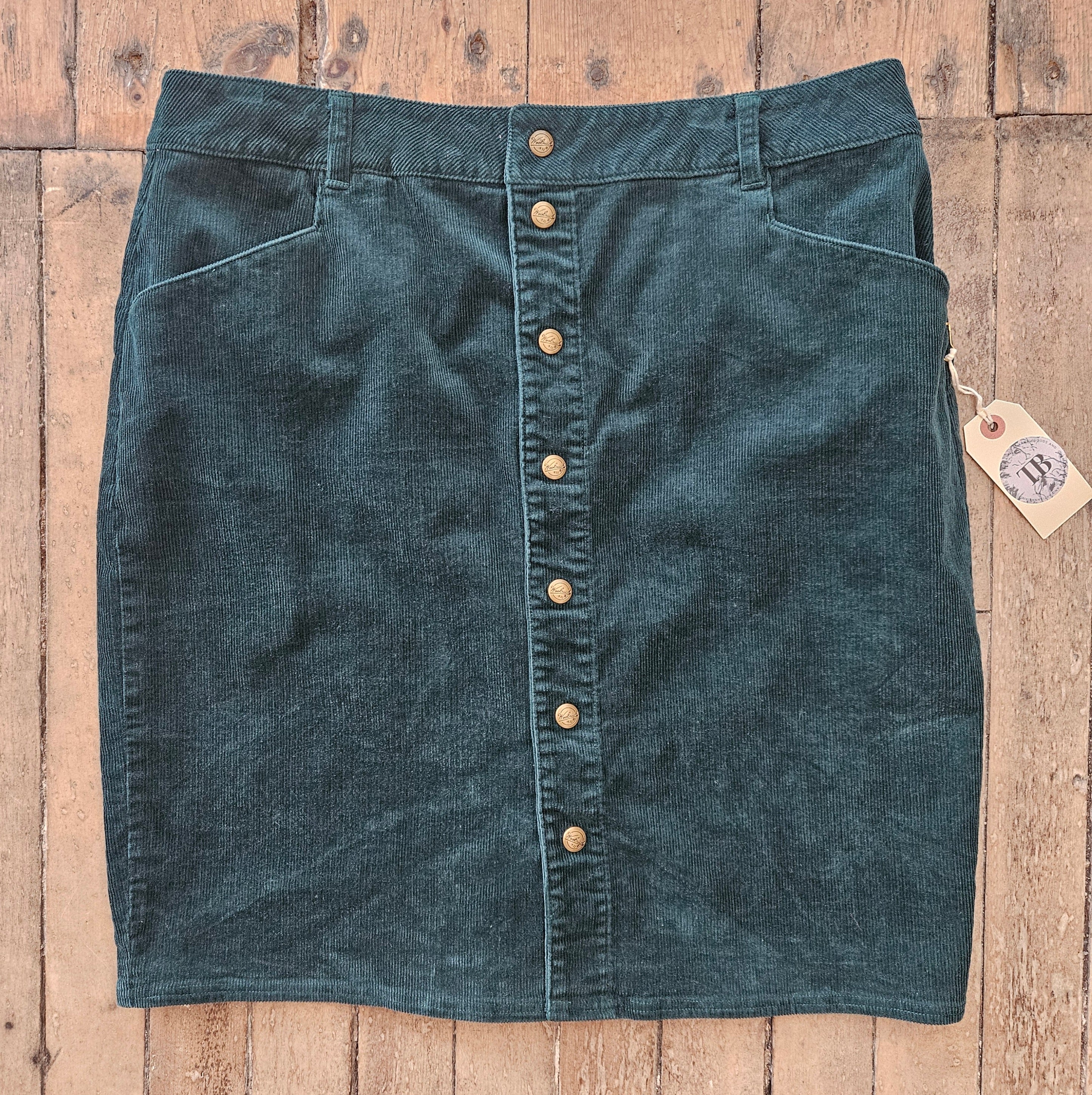 1990’s Green Corduroy Skirt