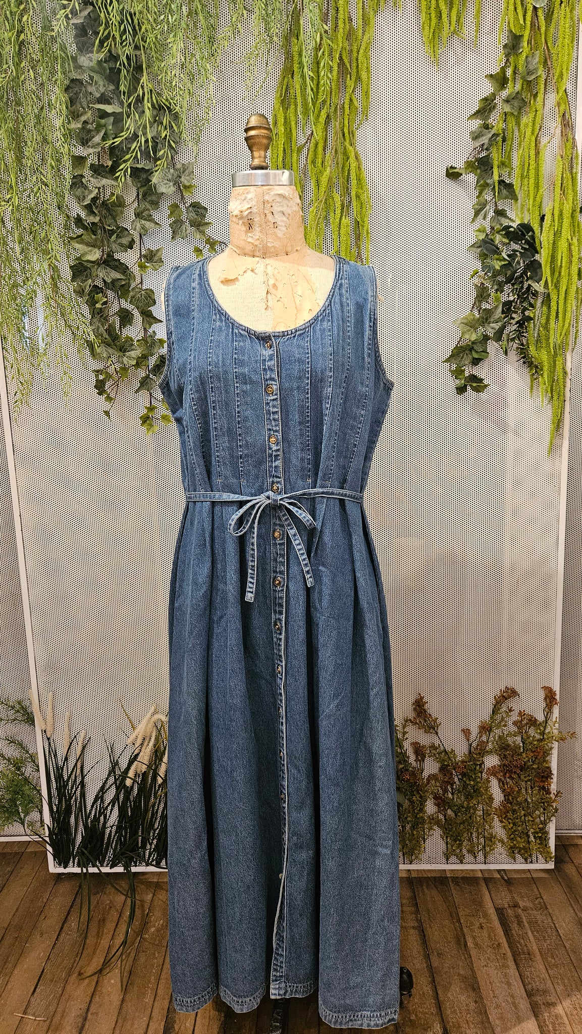 denim dress tall boohoo Women's Tall Long Sleeve Denim Dress