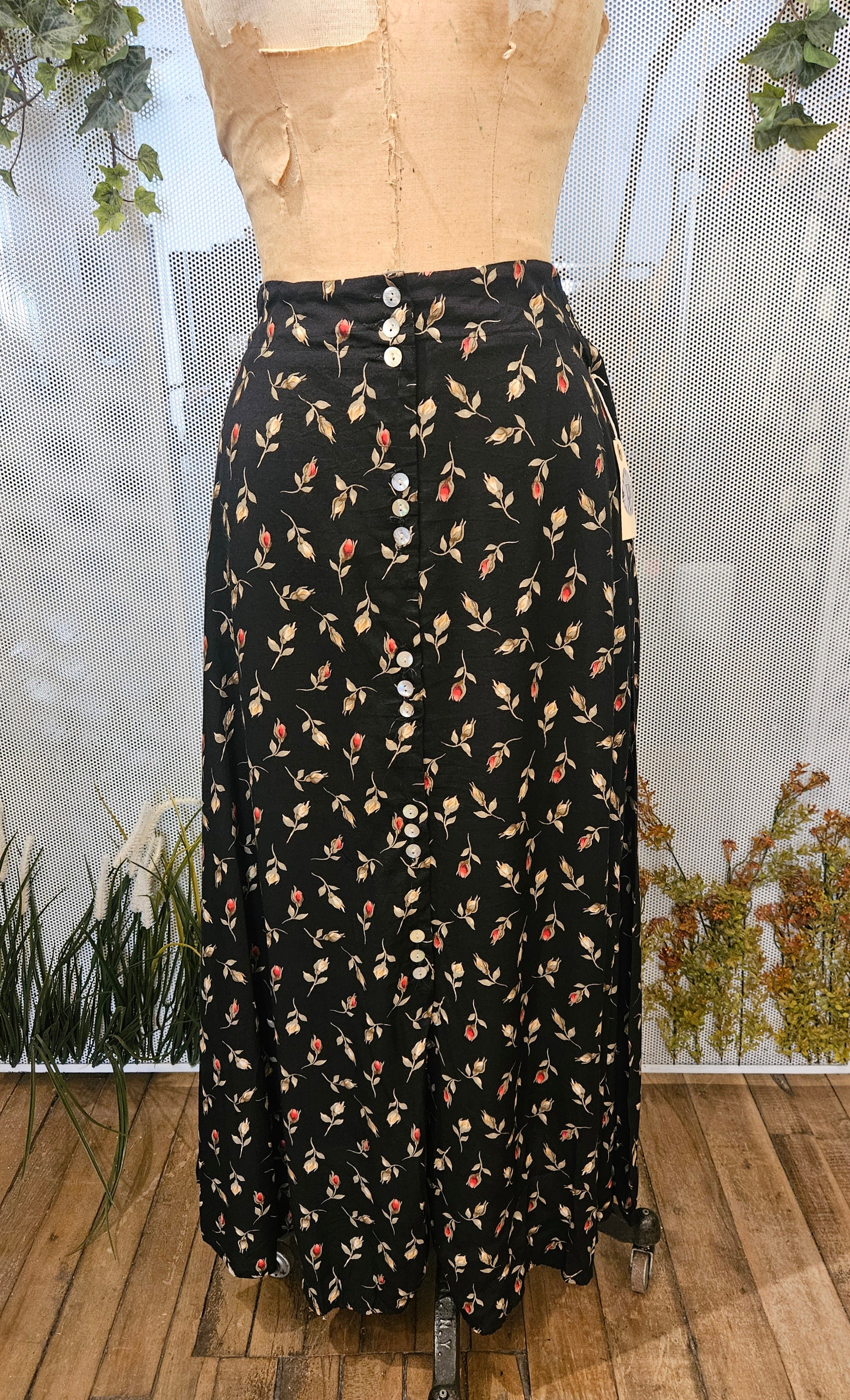 1990’s Floral Maxi Skirt