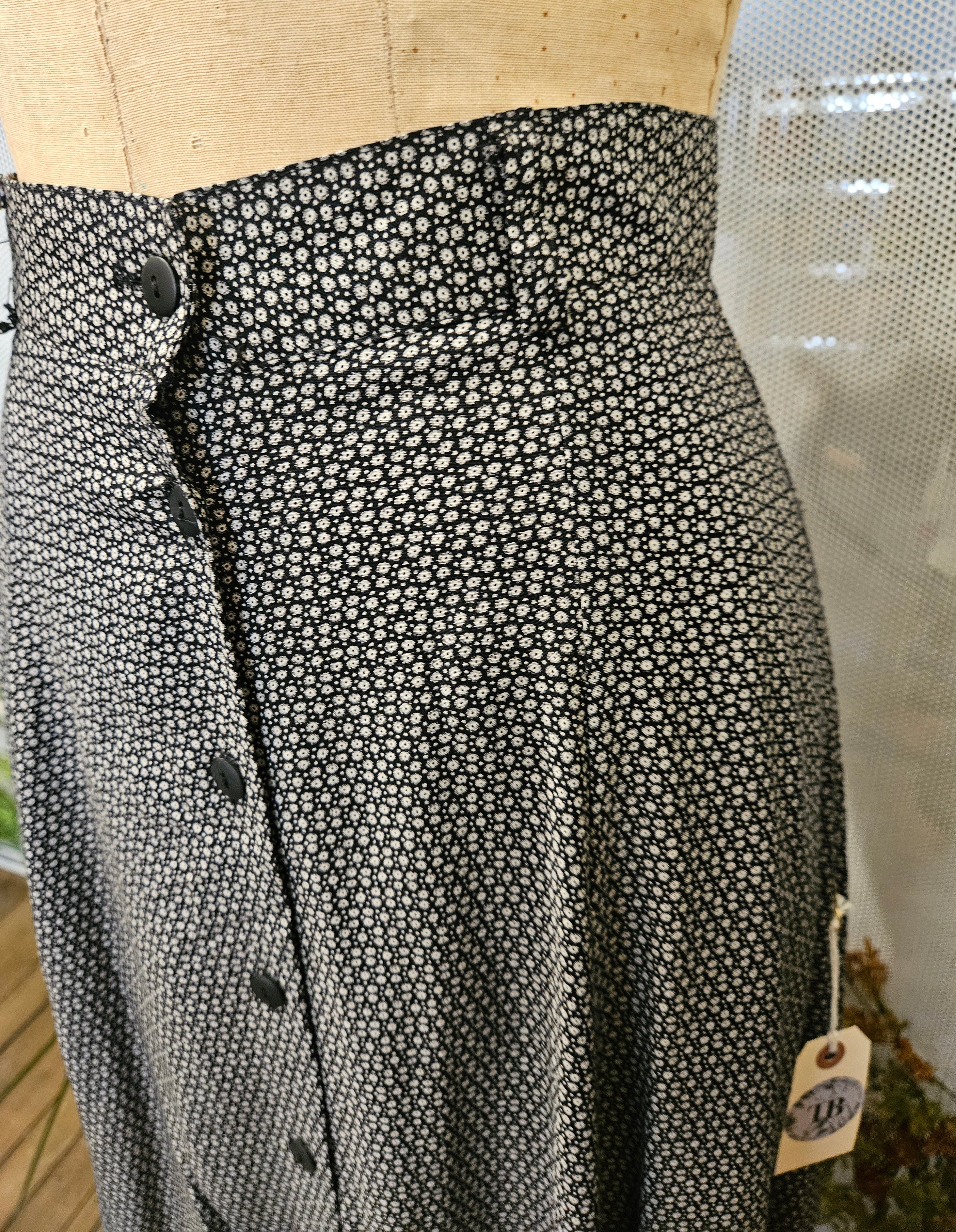 1990’s Floral Midi Skirt