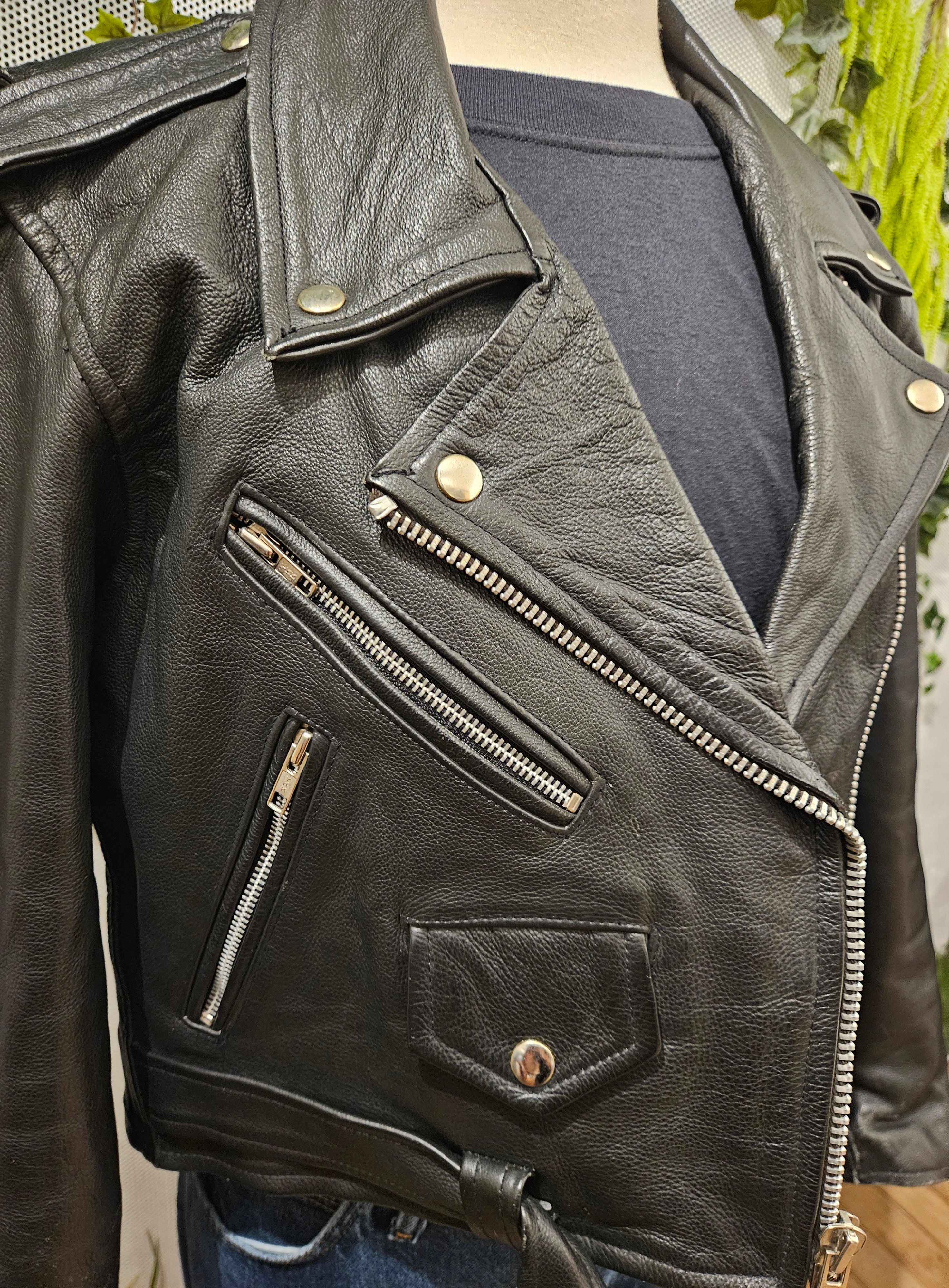 1990’s Cropped Leather Jacket