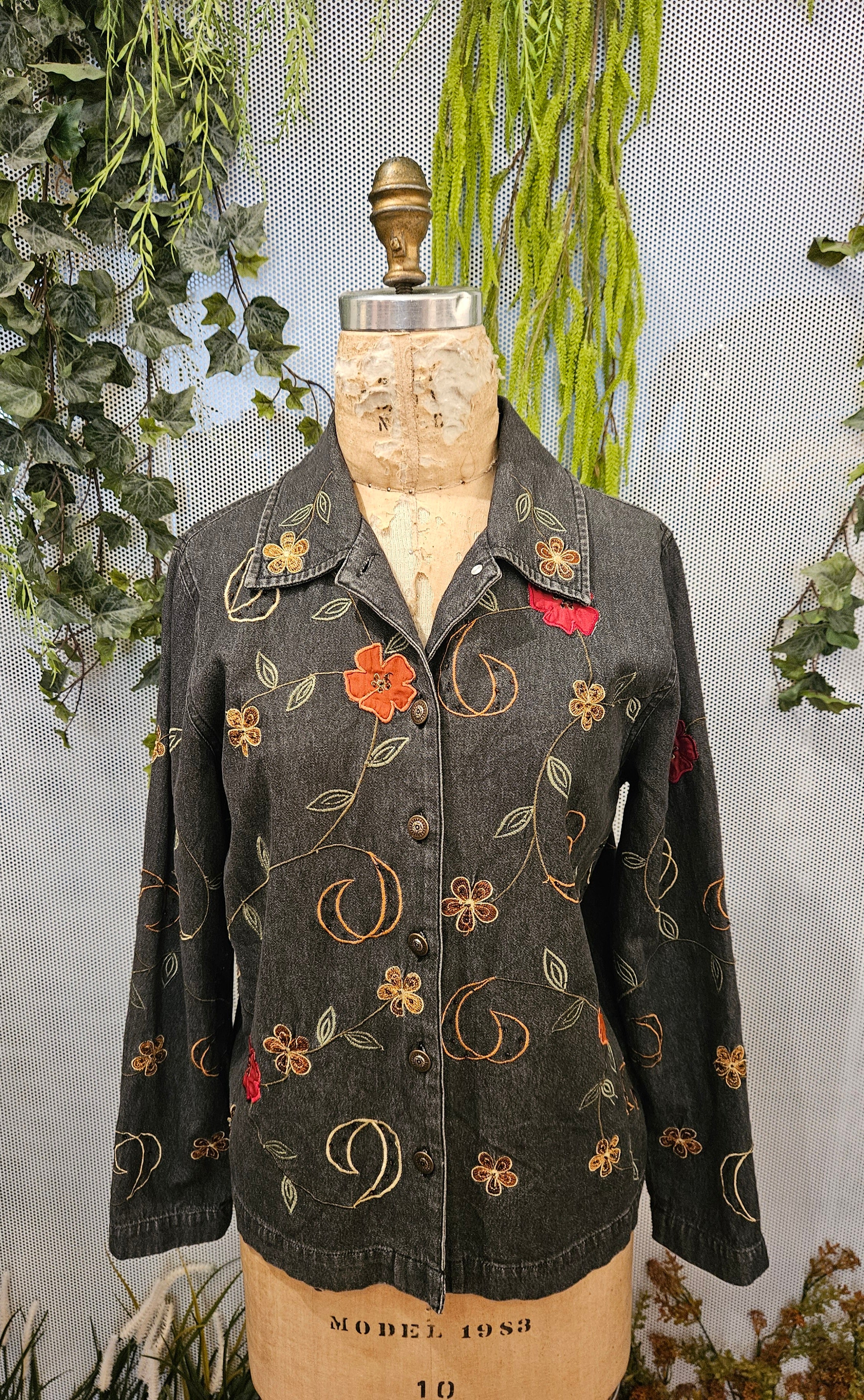 1990’s Embroidered Denim Shirt