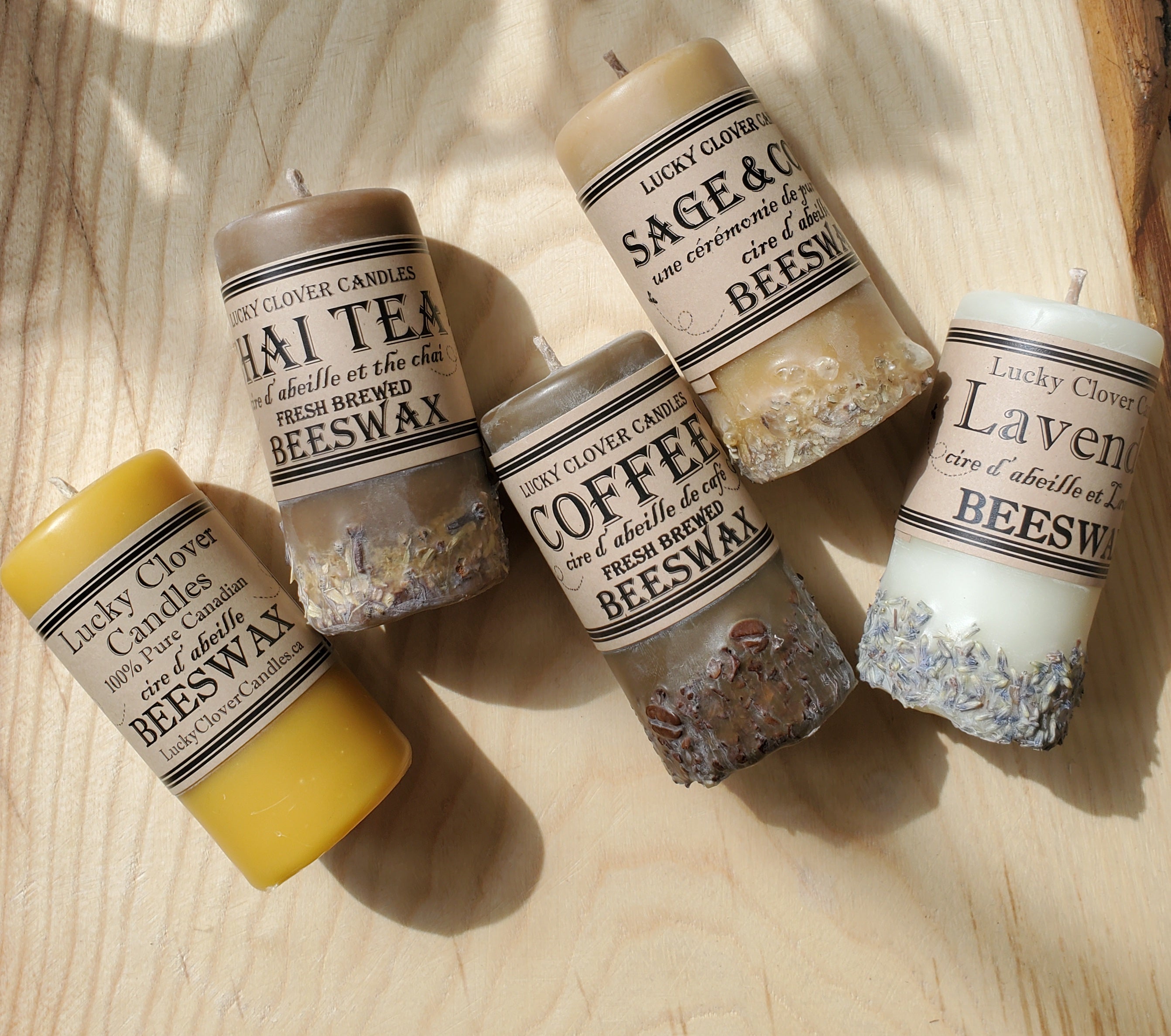 Beeswax Candles (5 Scents)