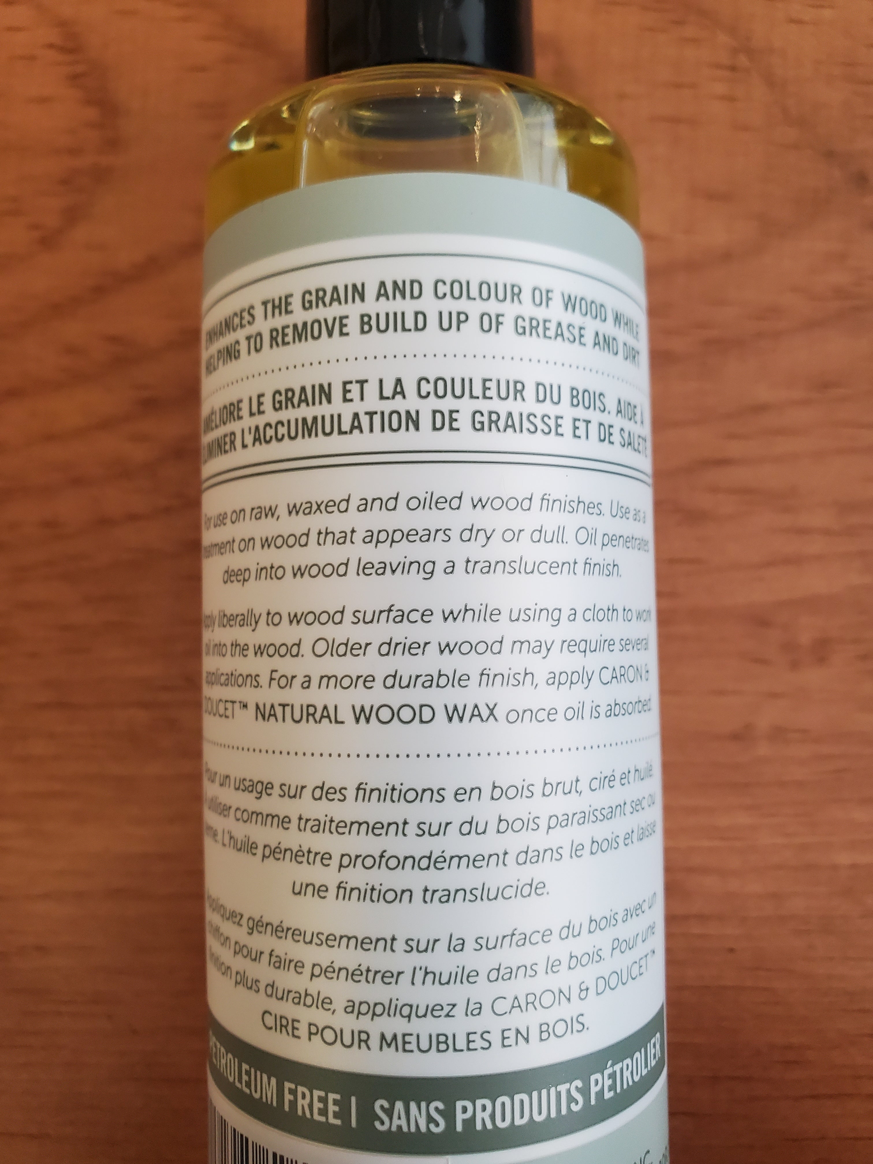 Natural Wood Oil