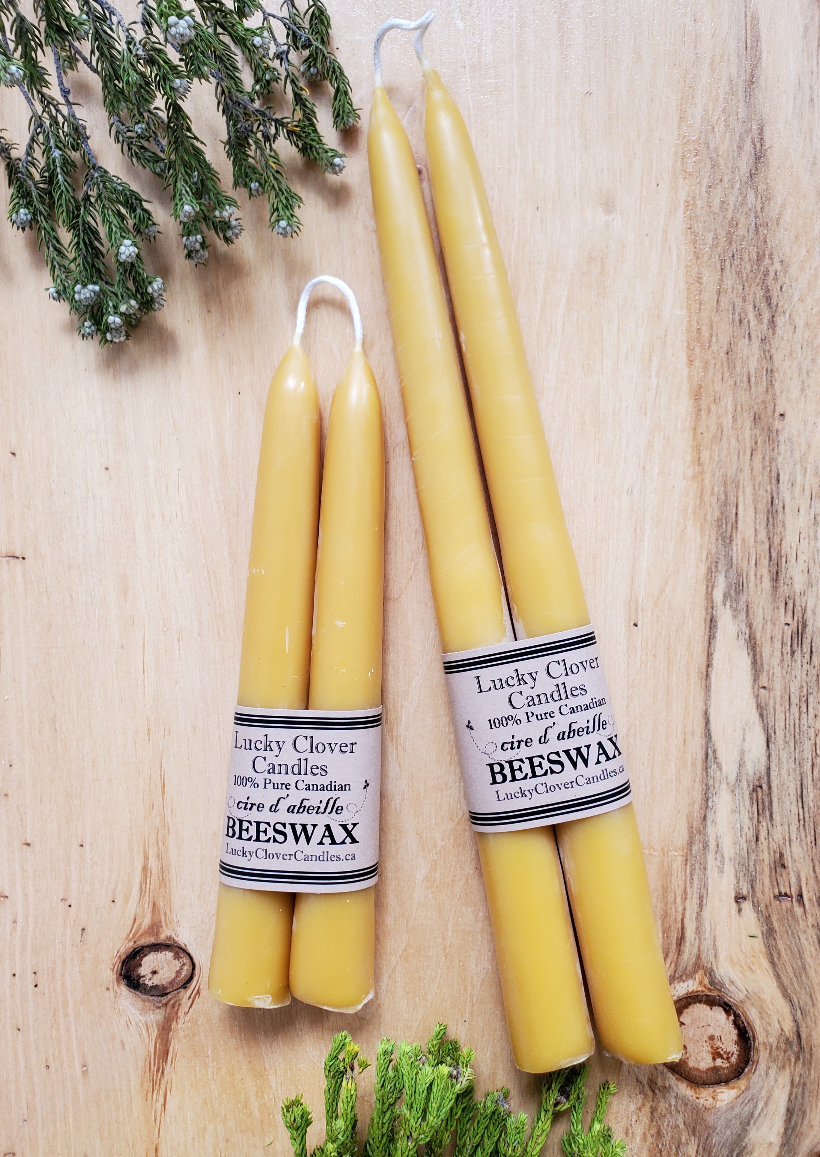 Beeswax Tapers