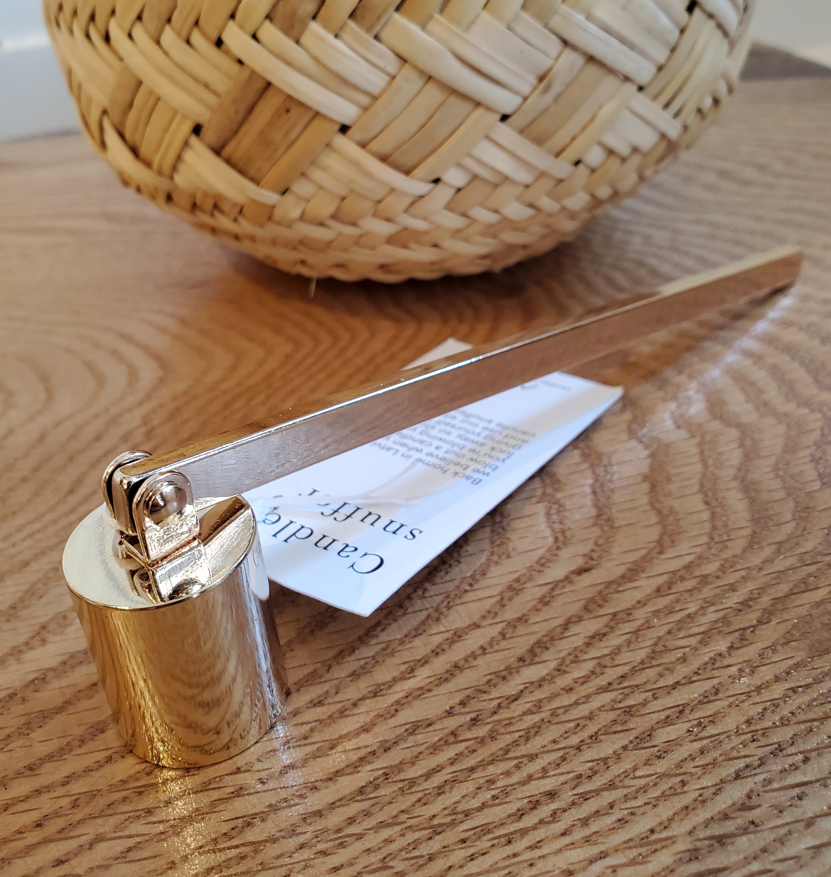 Gold Candle Snuffer