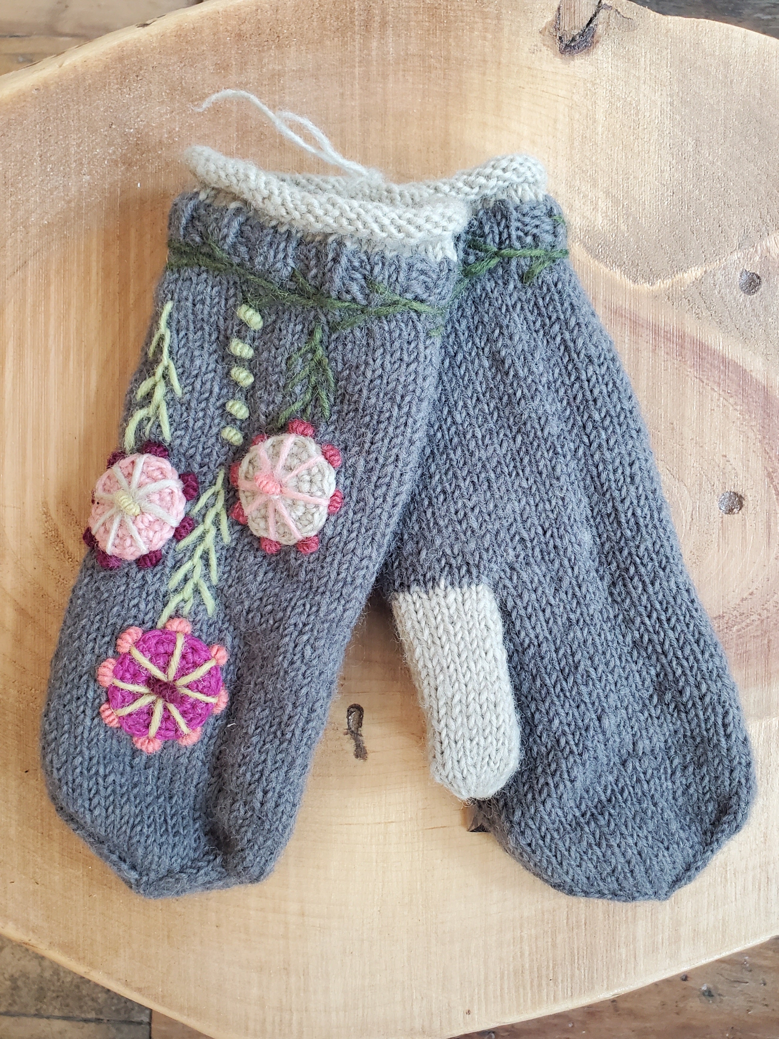 Hand Knit Mittens