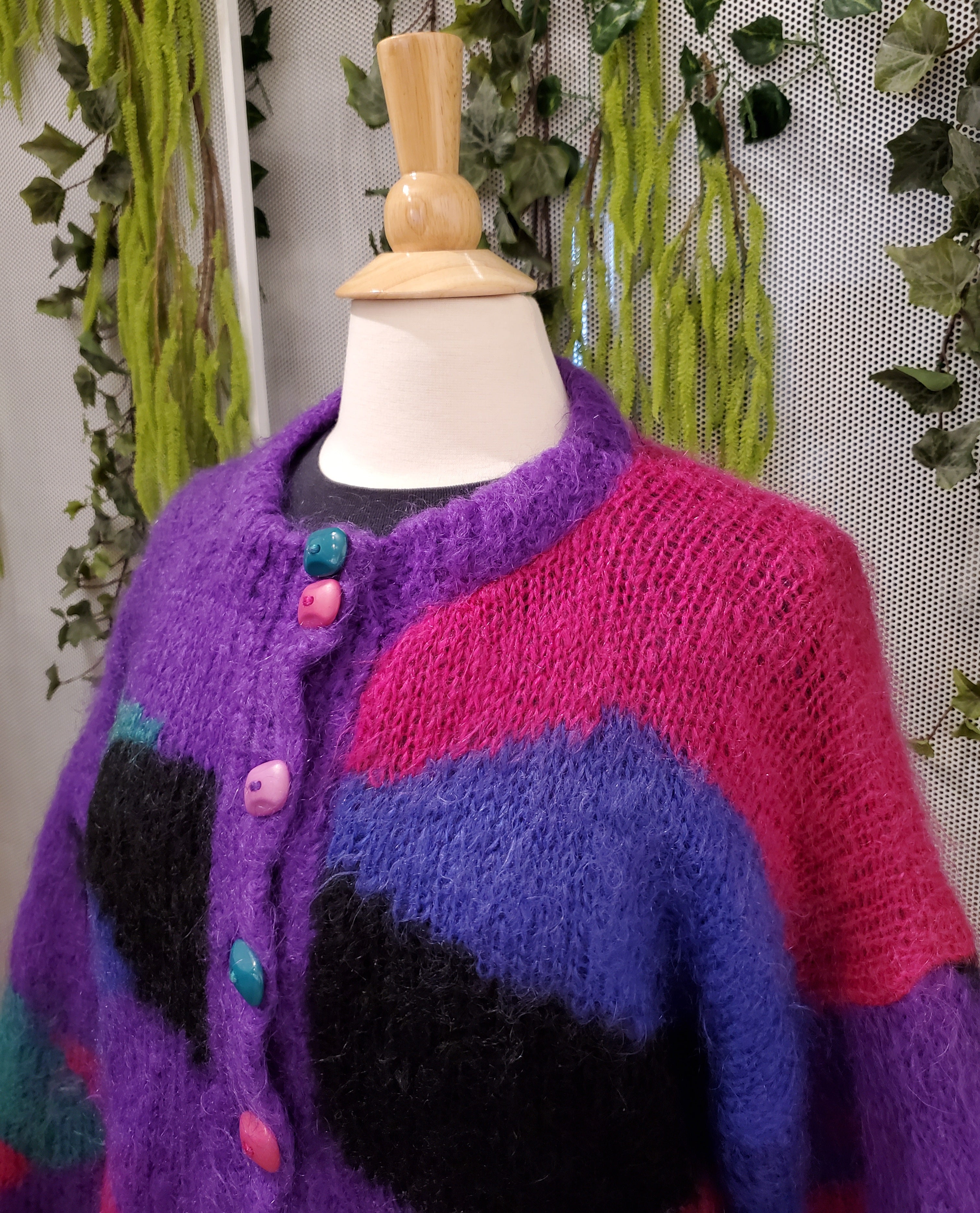 Lined Mohair Cardigan