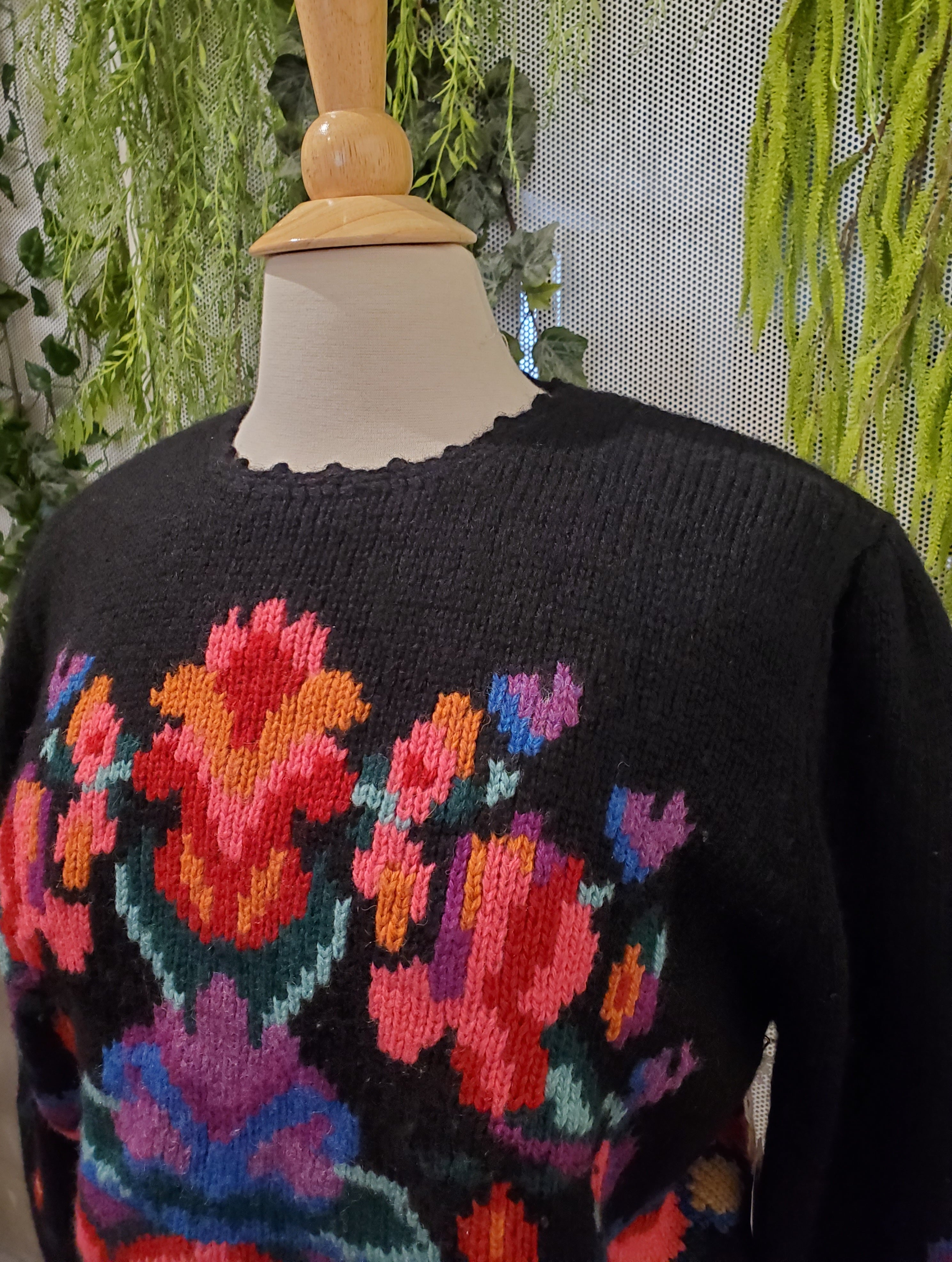 Susan Bristol Floral Sweater