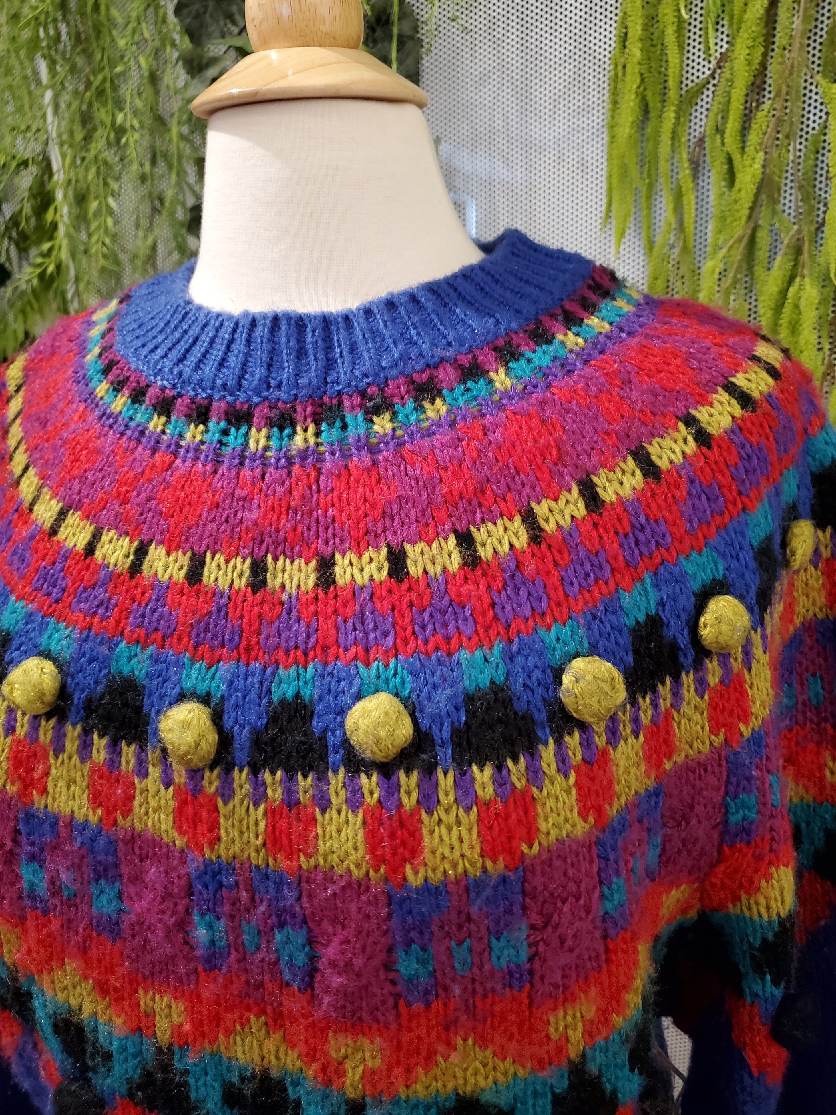 Vintage Patterned Sweater
