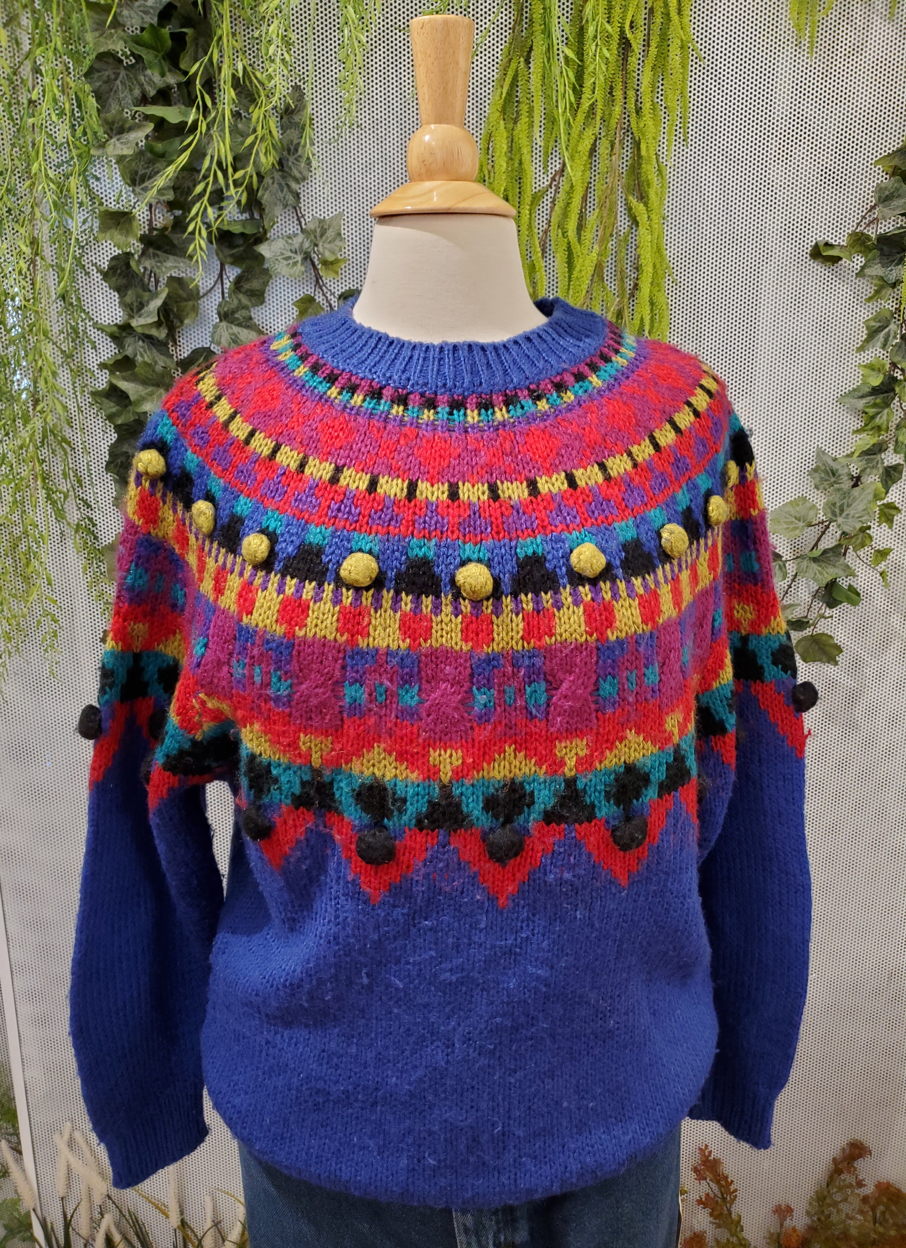 Vintage Patterned Sweater