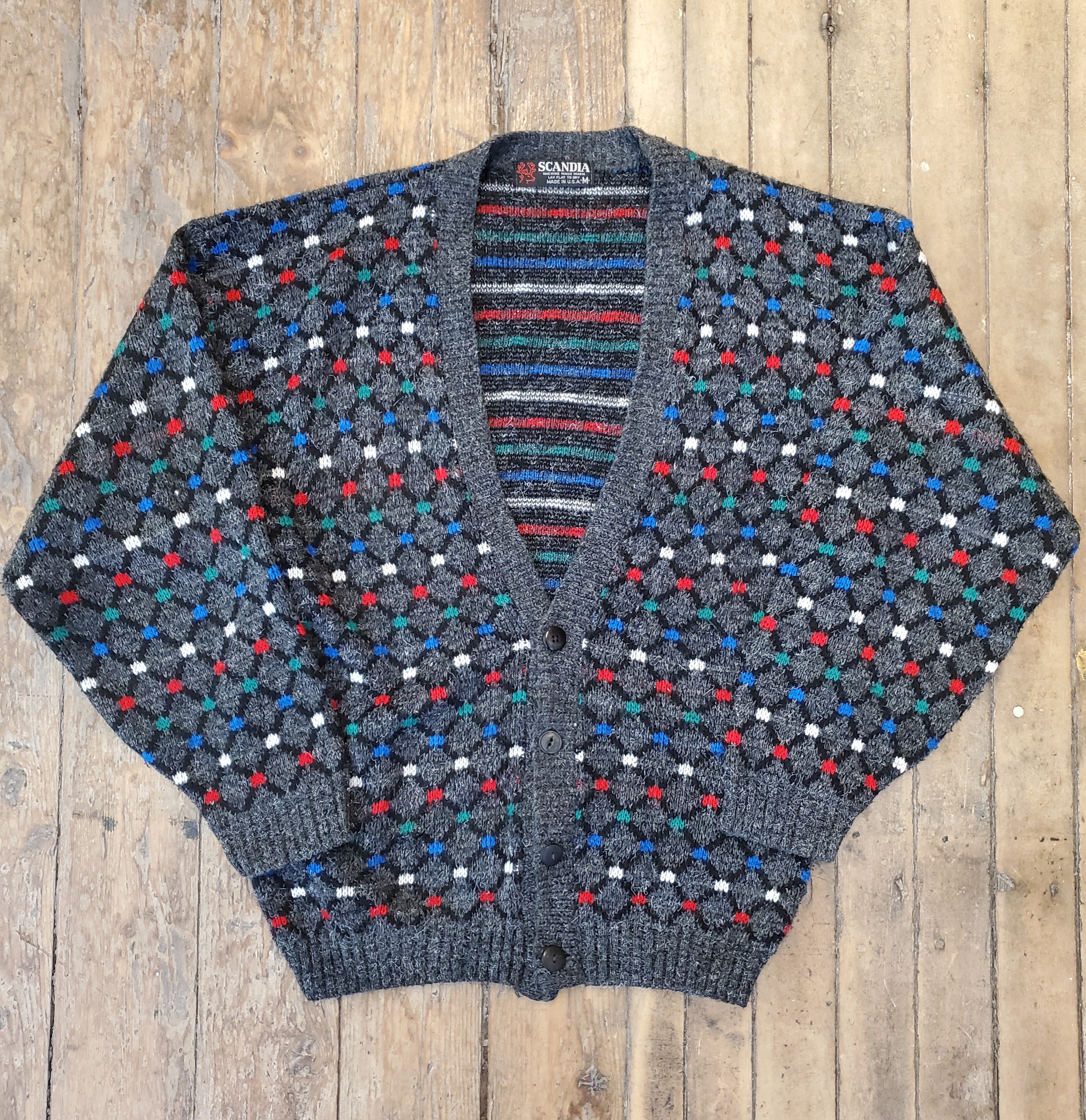 1980’s Patterned Cardigan