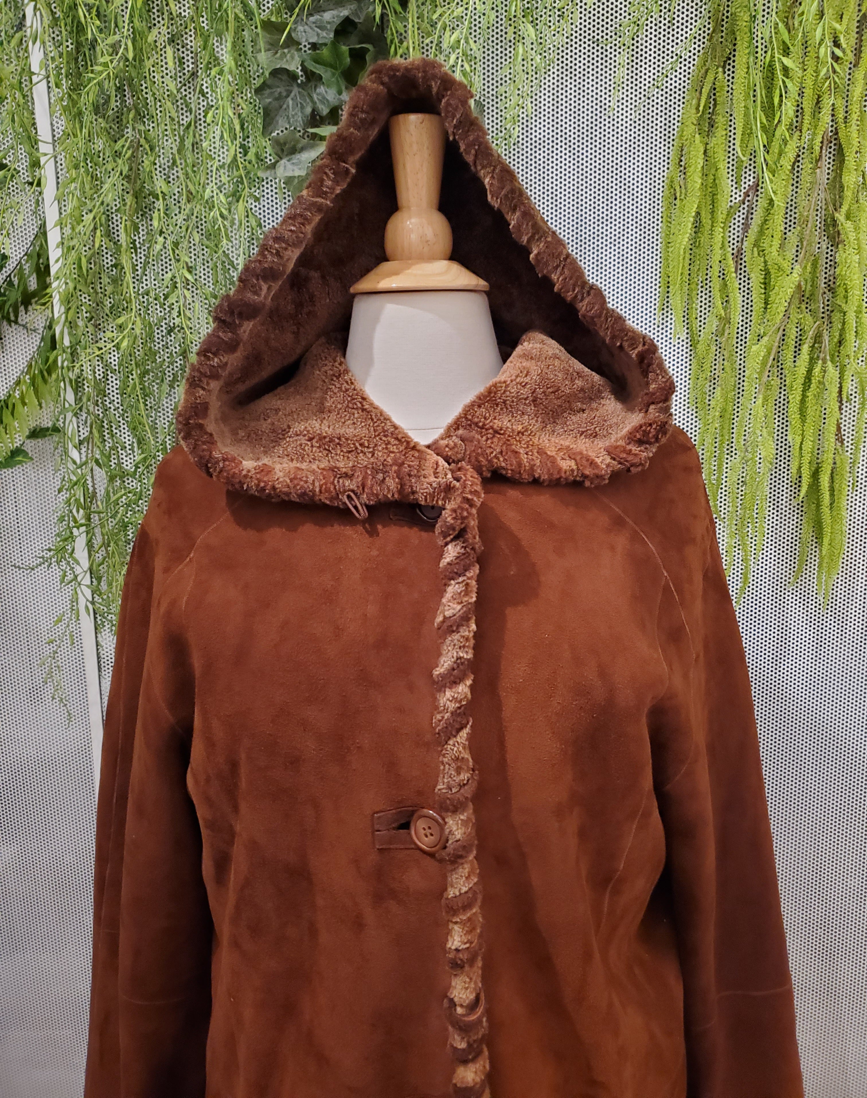 Brown Lambskin Coat