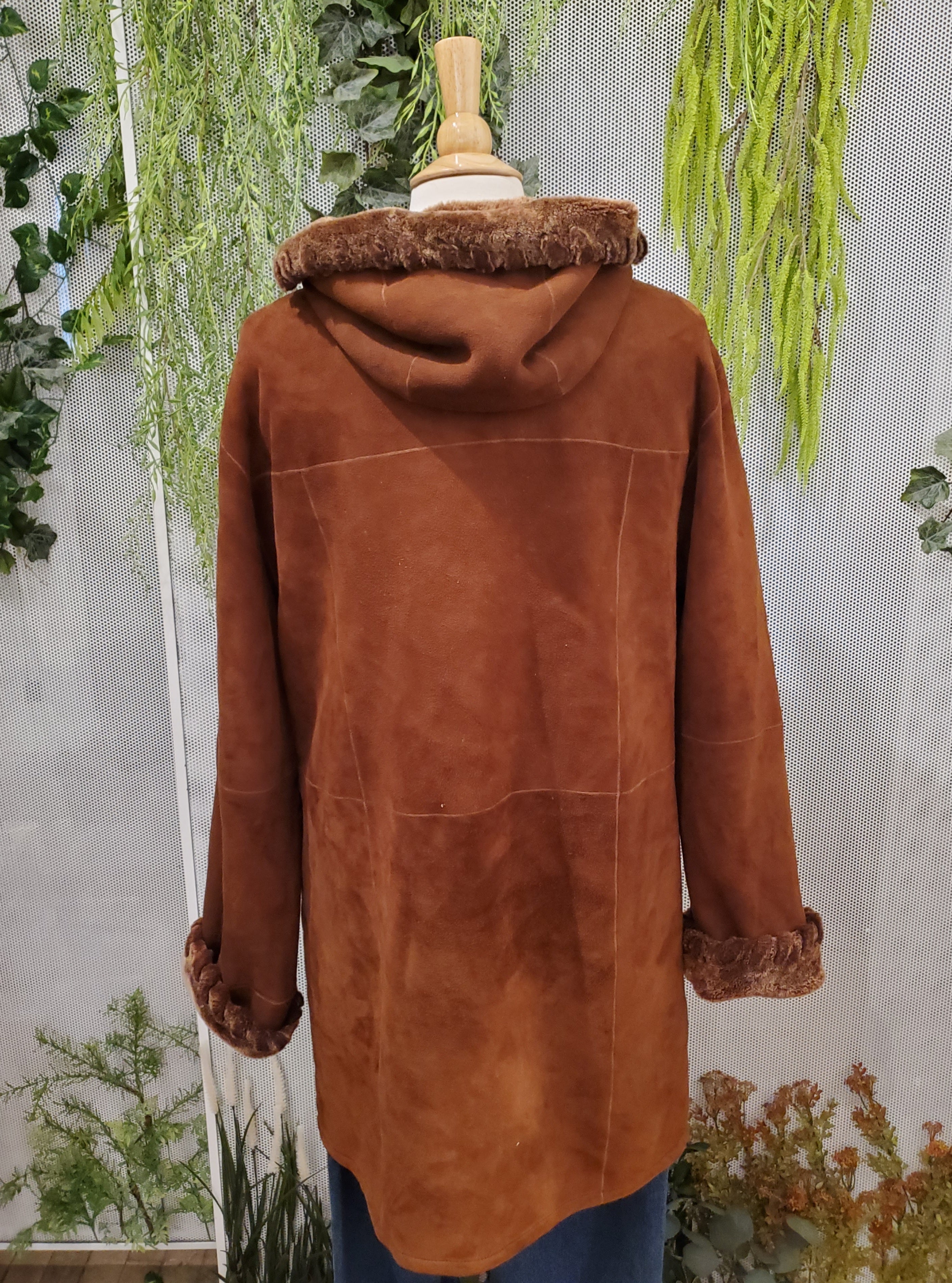 Brown Lambskin Coat