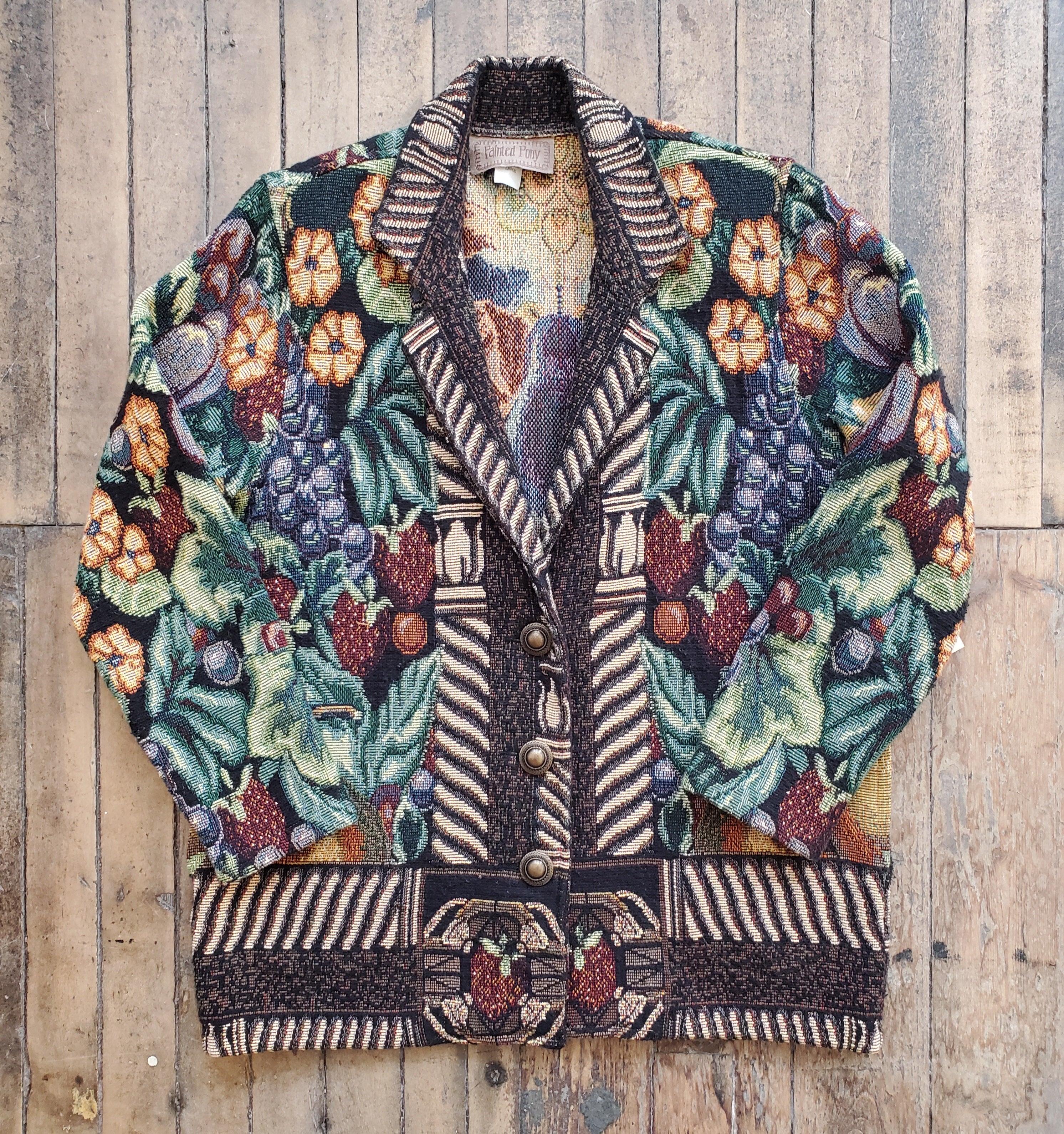 1980’s Fruit Themed Tapestry Jacket
