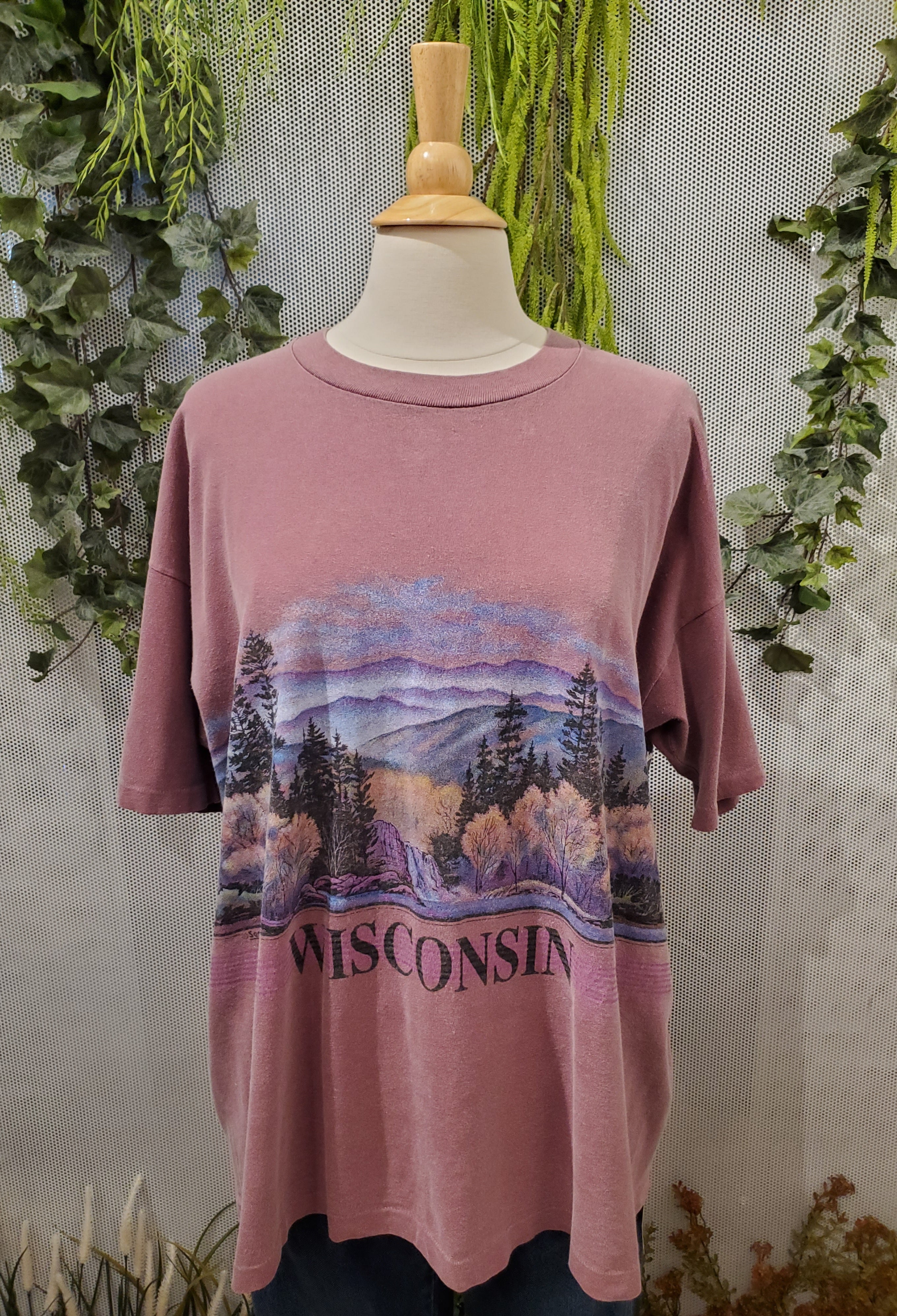 1990 Wisconsin T Shirt