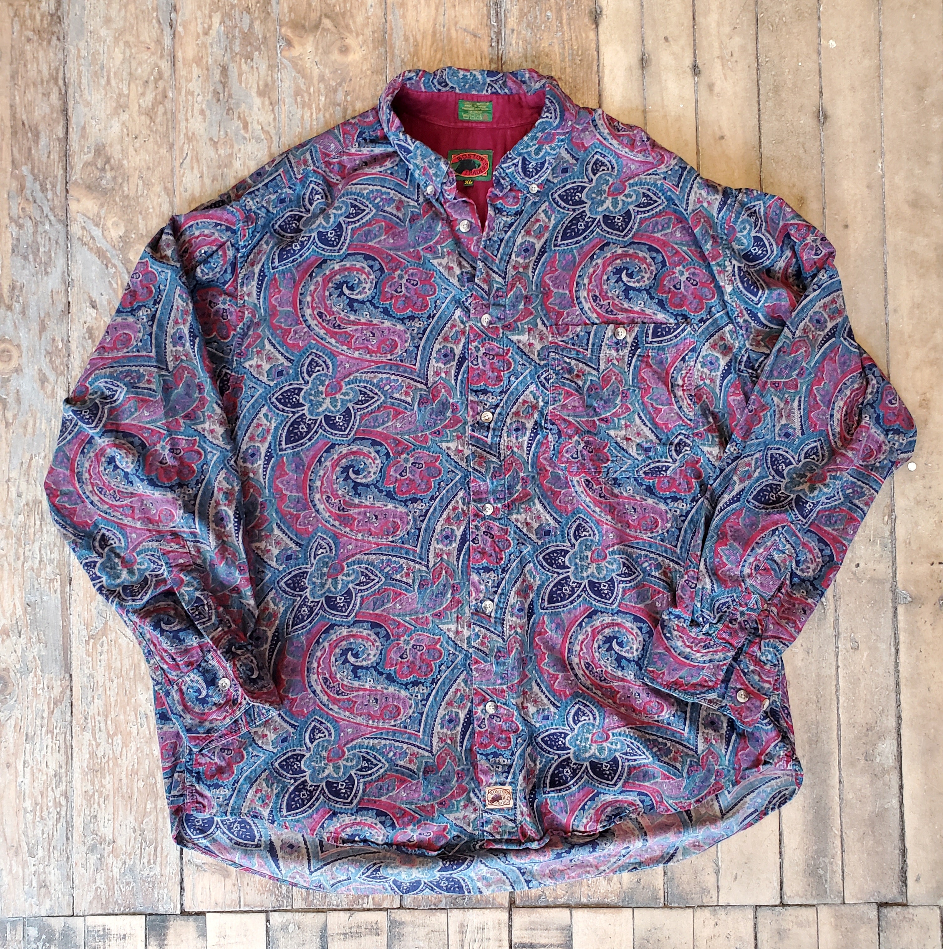 1980’s Paisley Button Down
