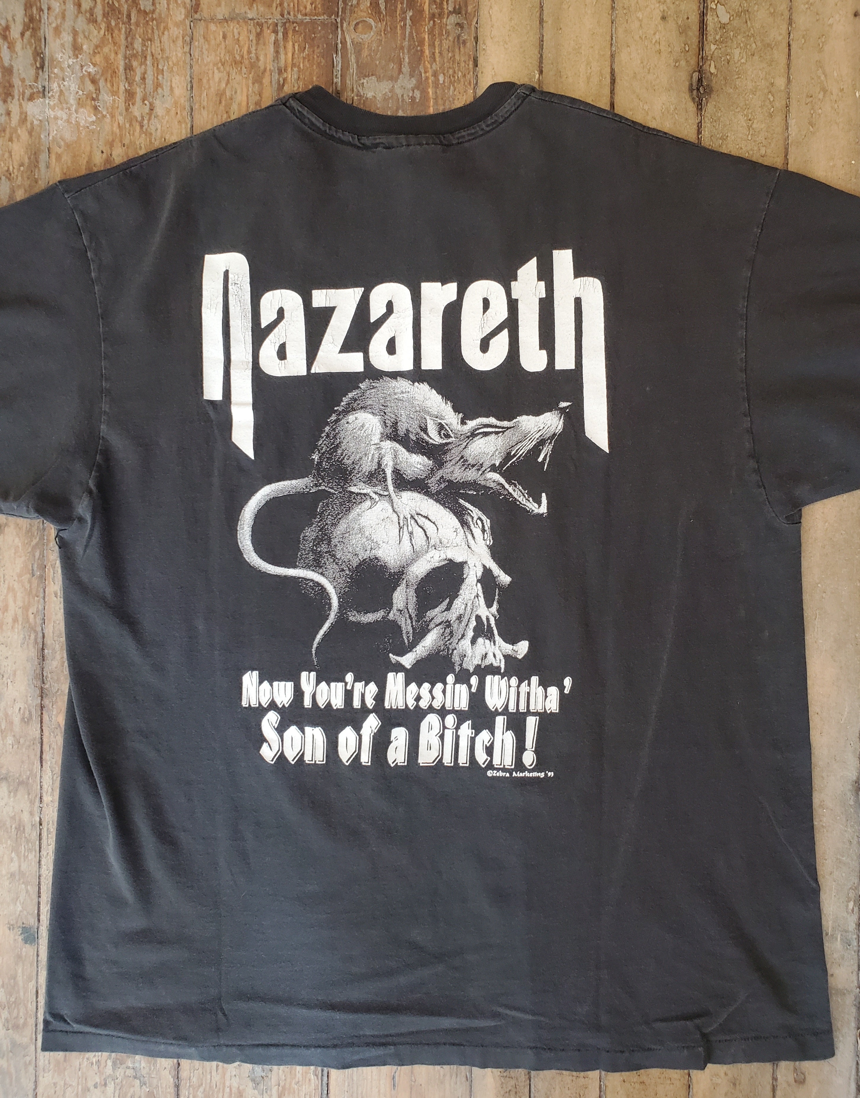 1993 Nazareth Concert T Shirt