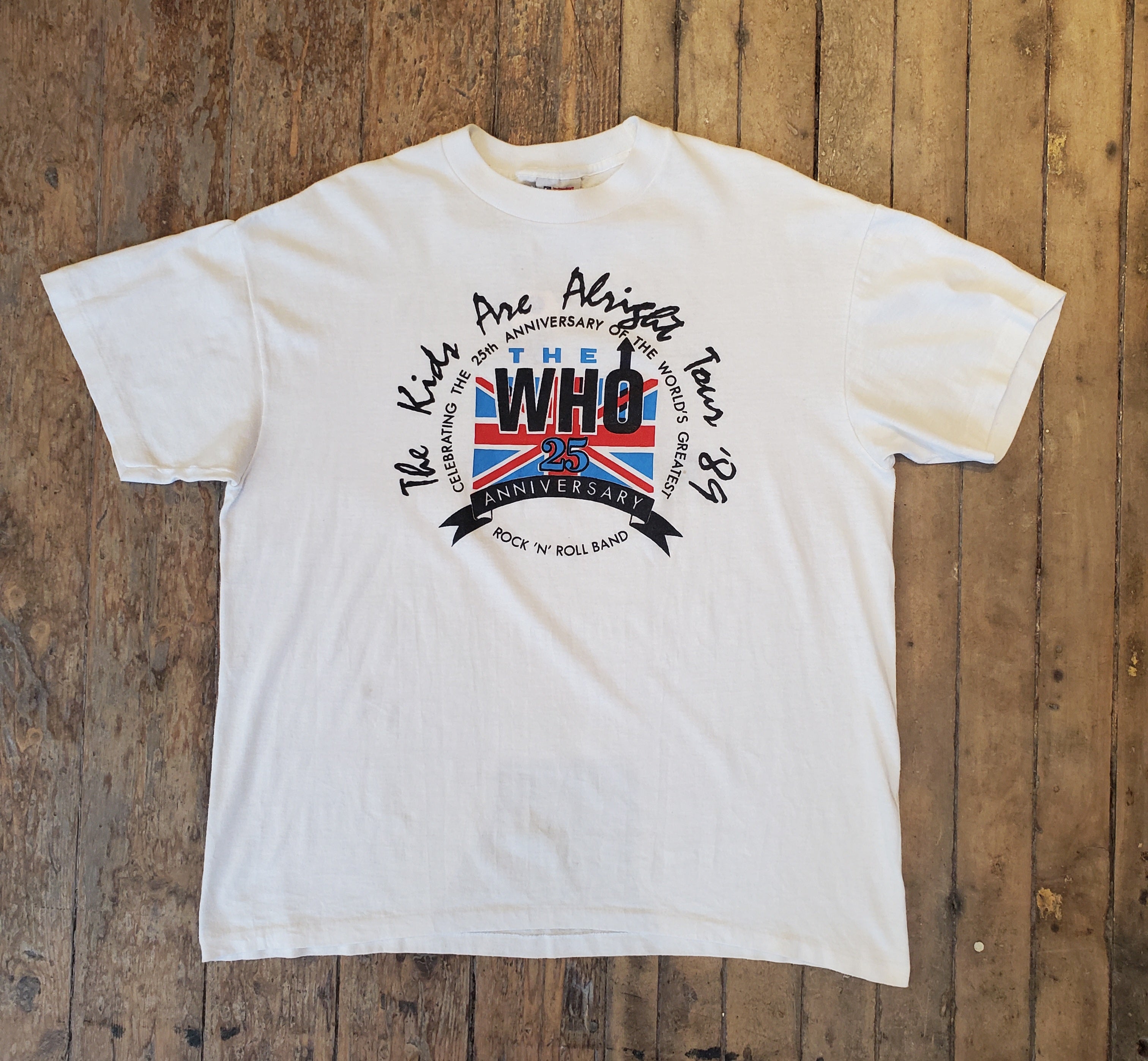 1989 The Who Concert T Shirt